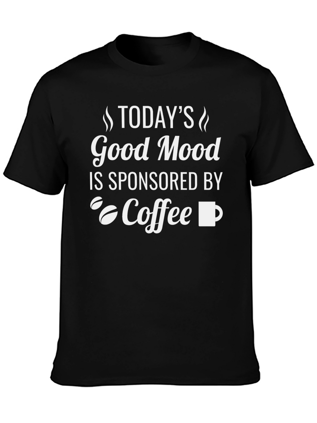 Good Mood Coffee Graphic Tee - Black Unisex