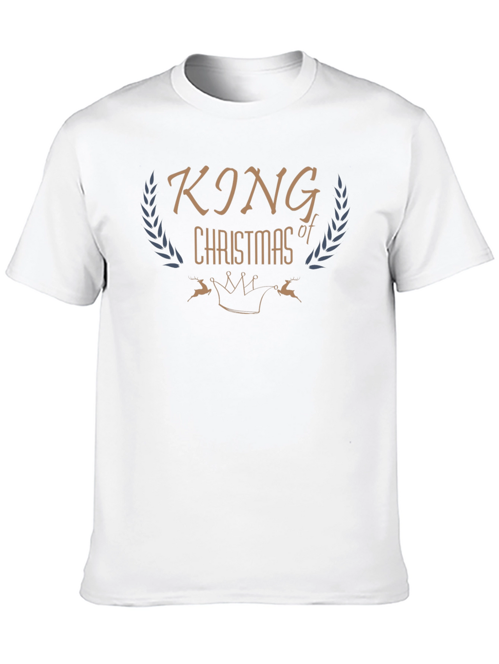 King of Christmas Black Graphic Tee