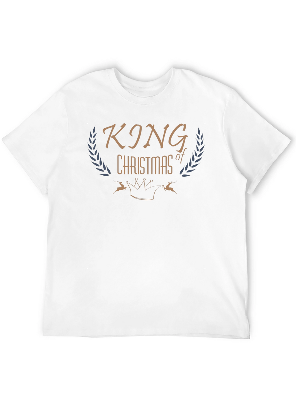King of Christmas Black Graphic Tee
