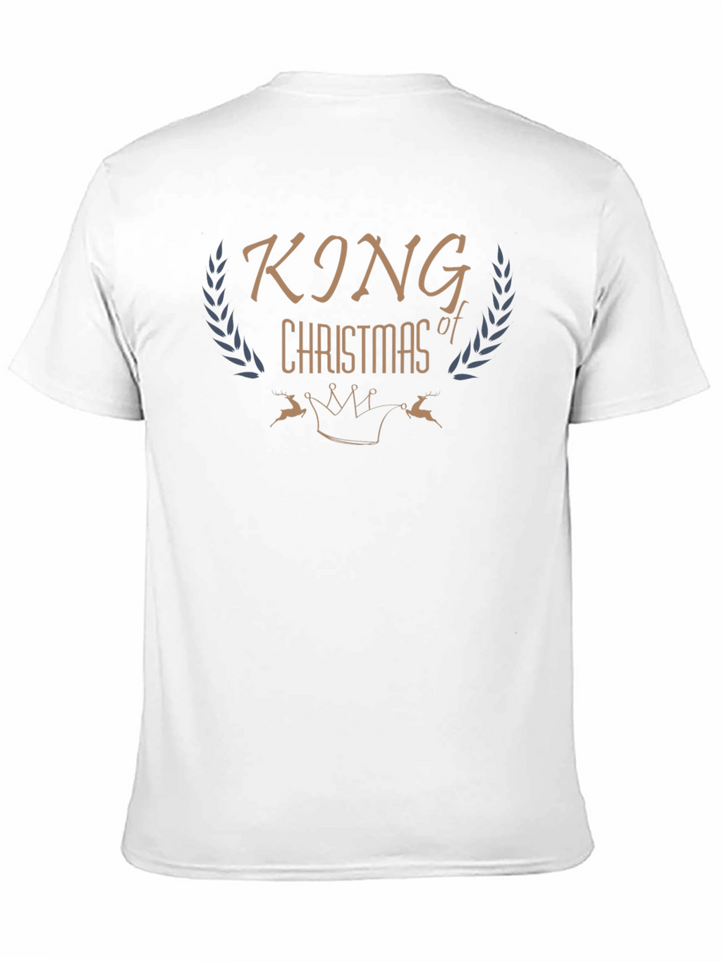 King of Christmas Black Graphic Tee