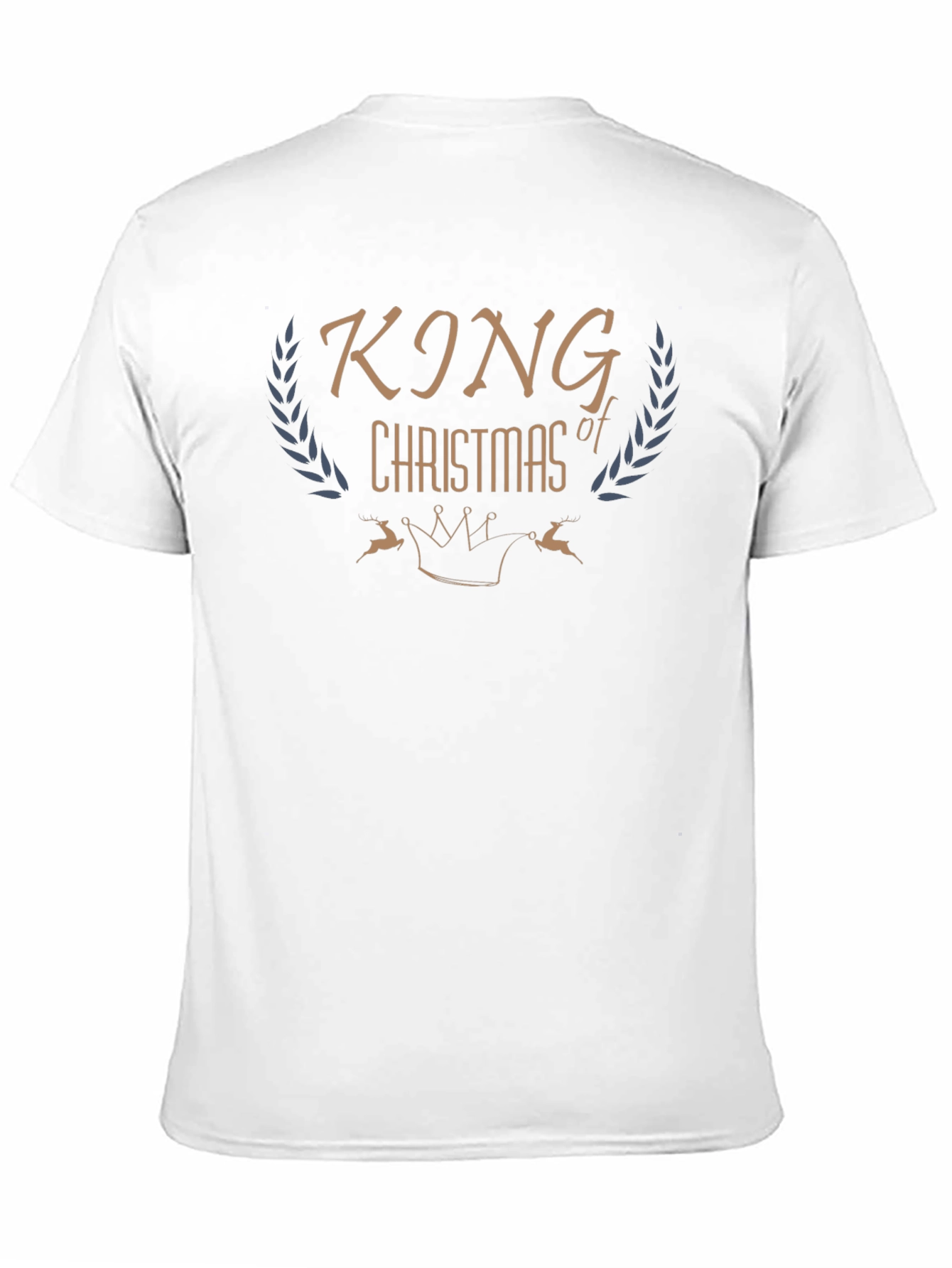King of Christmas Black Graphic Tee