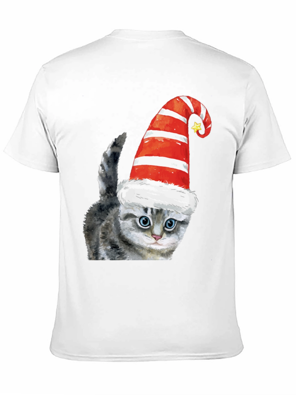 Festive Cat Tee - Holiday Cheer