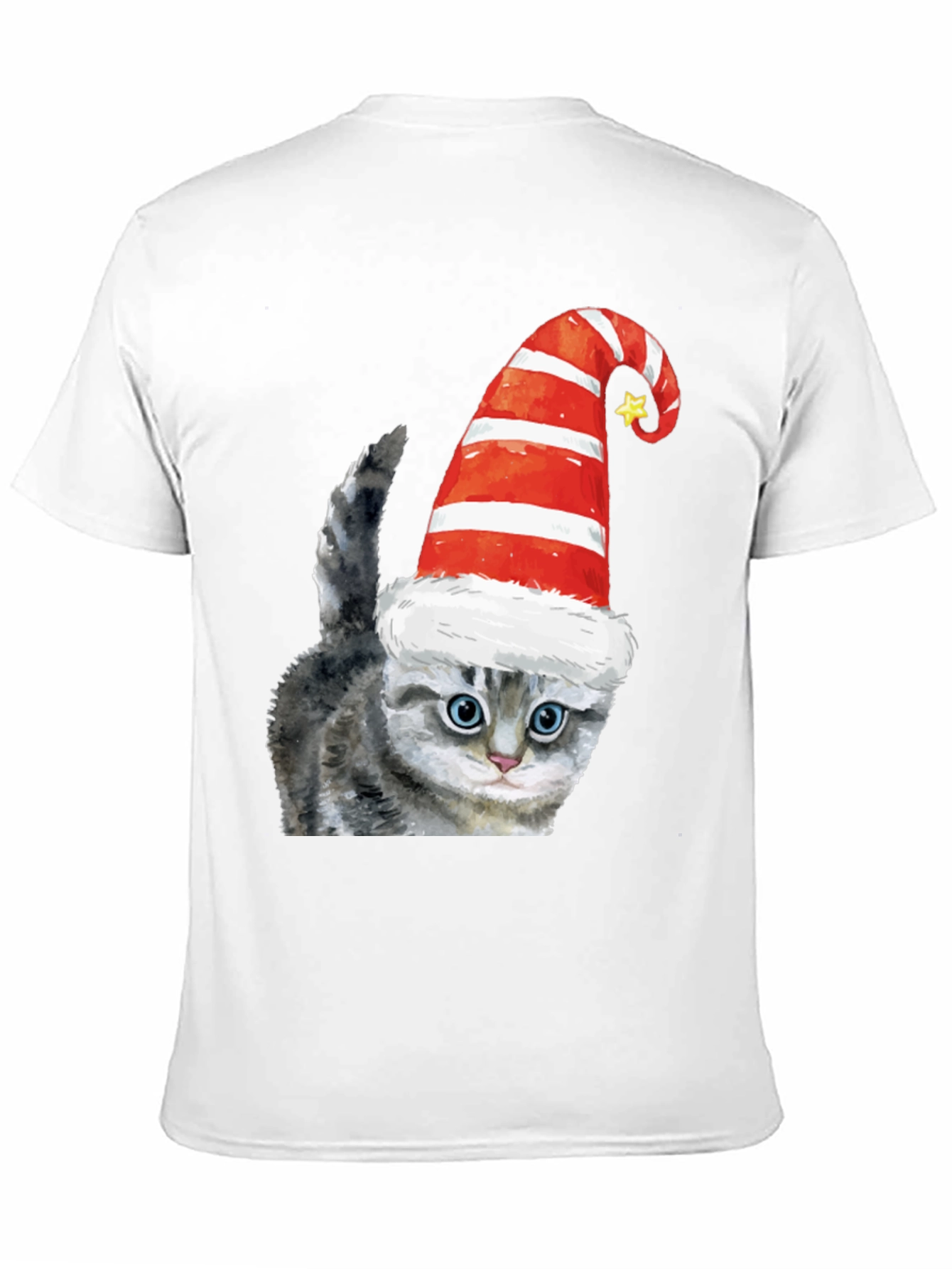 Festive Cat Tee - Holiday Cheer
