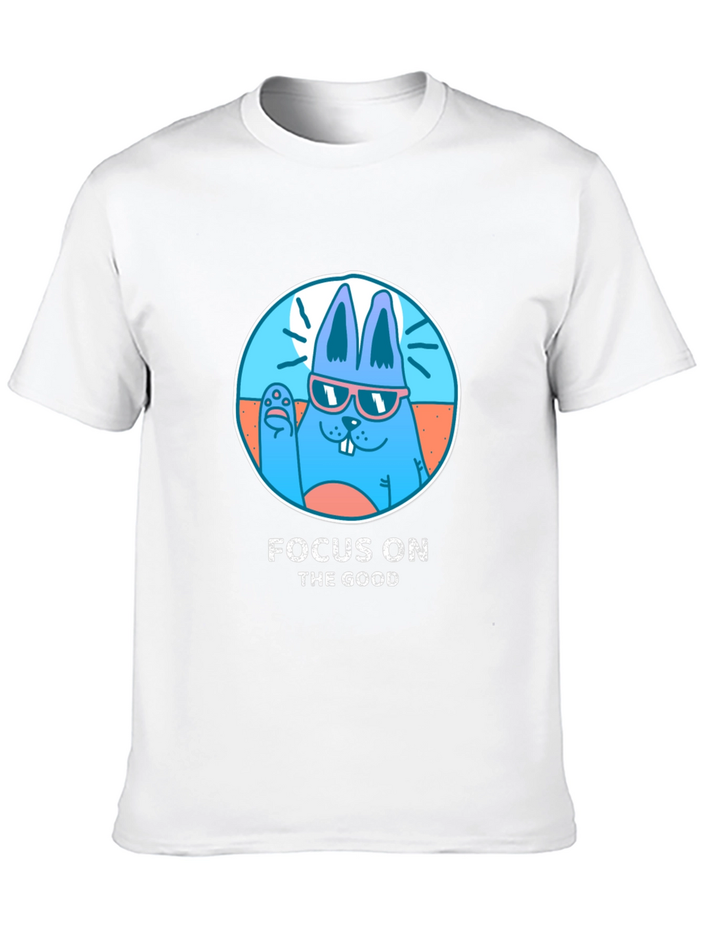 Focus on the Good: Bunny Graphic Tee