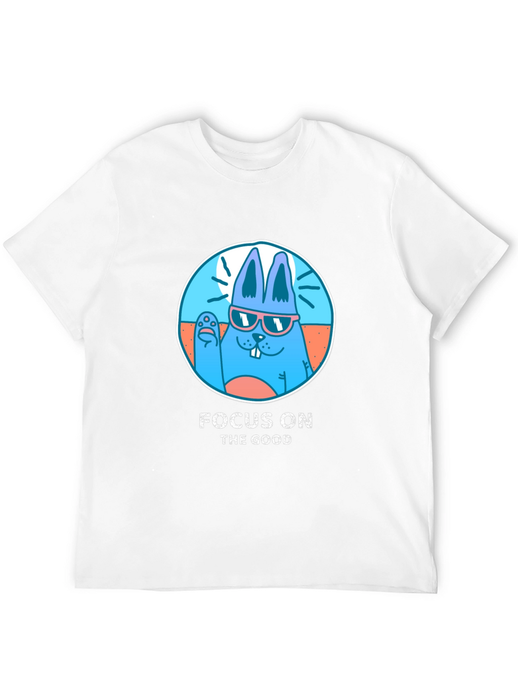 Focus on the Good: Bunny Graphic Tee