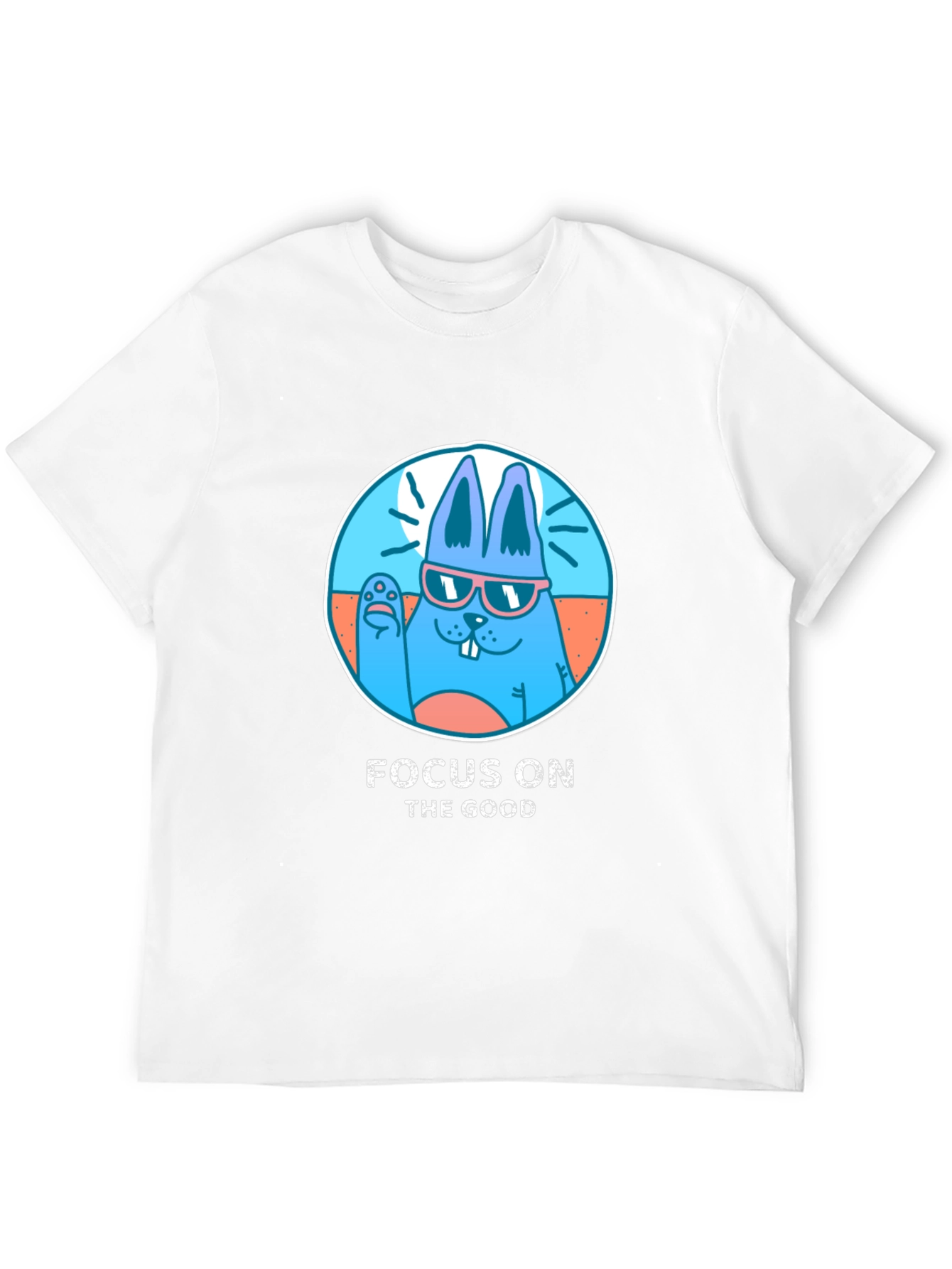 Focus on the Good: Bunny Graphic Tee