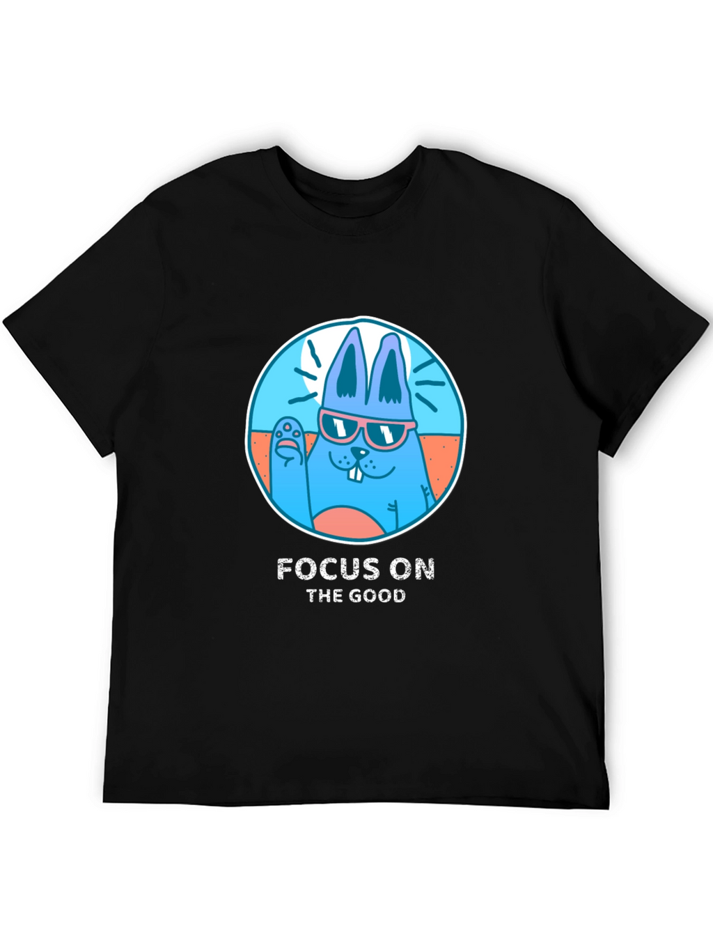 Focus on the Good: Bunny Graphic Tee
