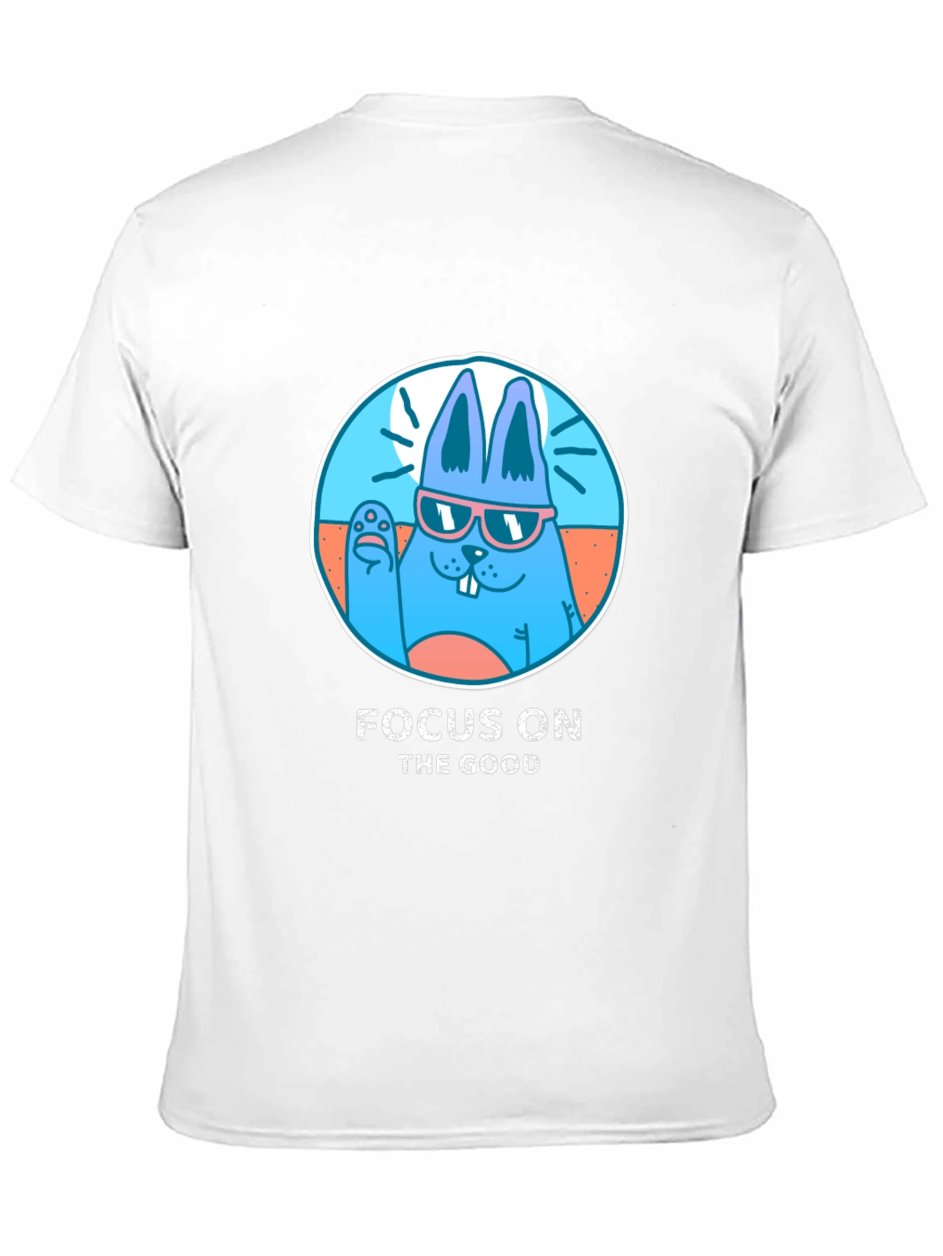 Focus on the Good: Bunny Graphic Tee