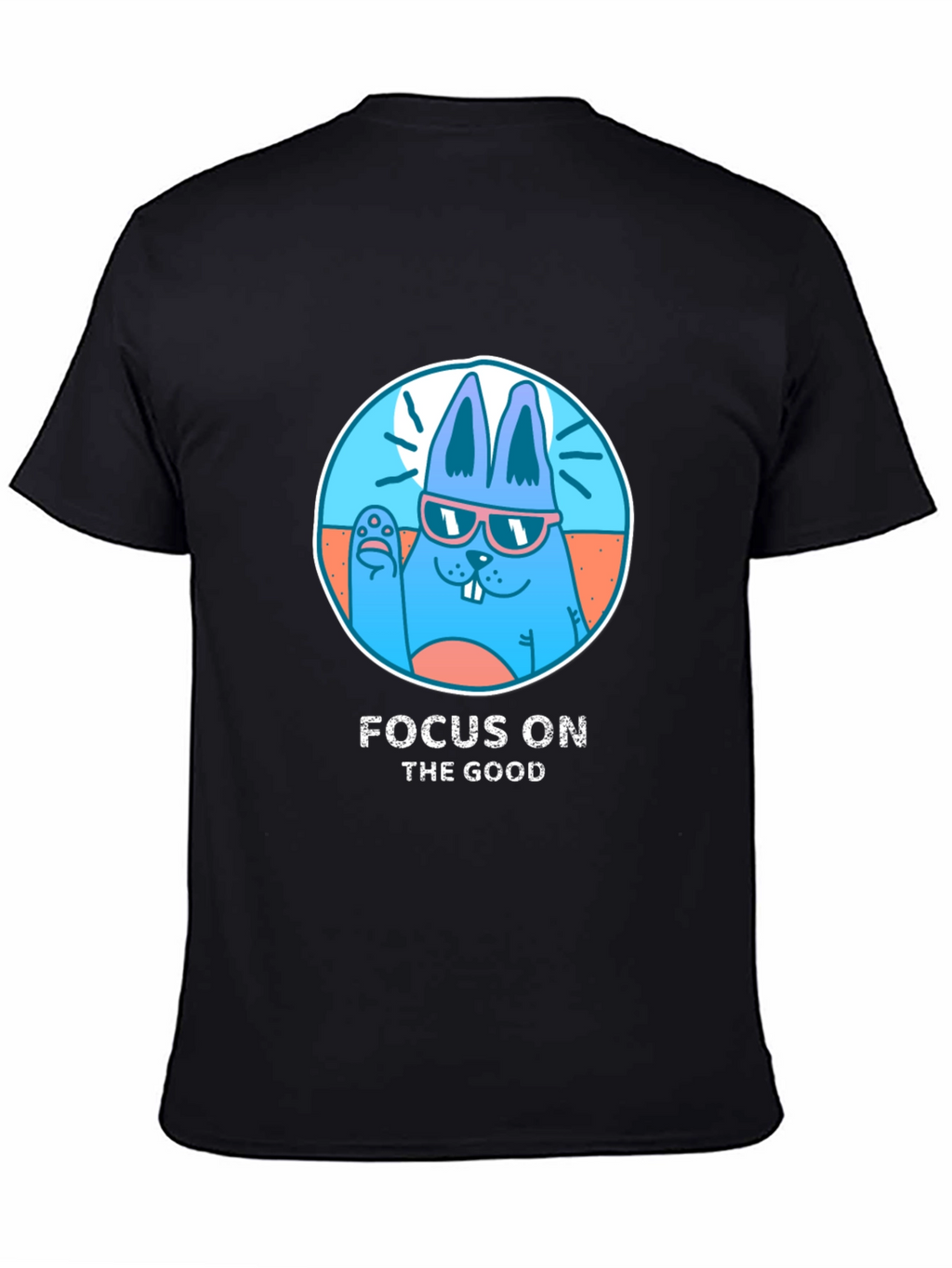 Focus on the Good: Bunny Graphic Tee