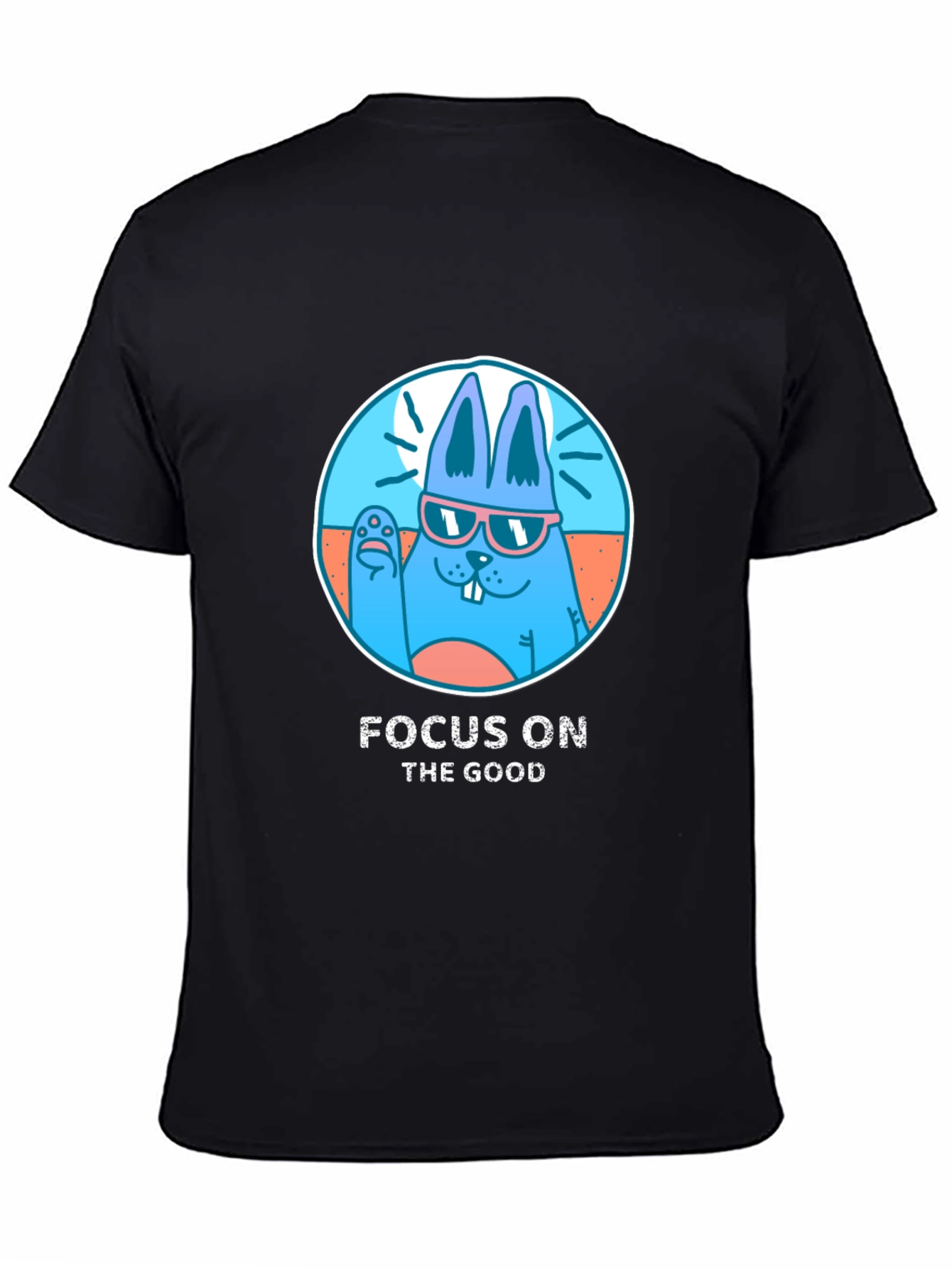 Focus on the Good: Bunny Graphic Tee