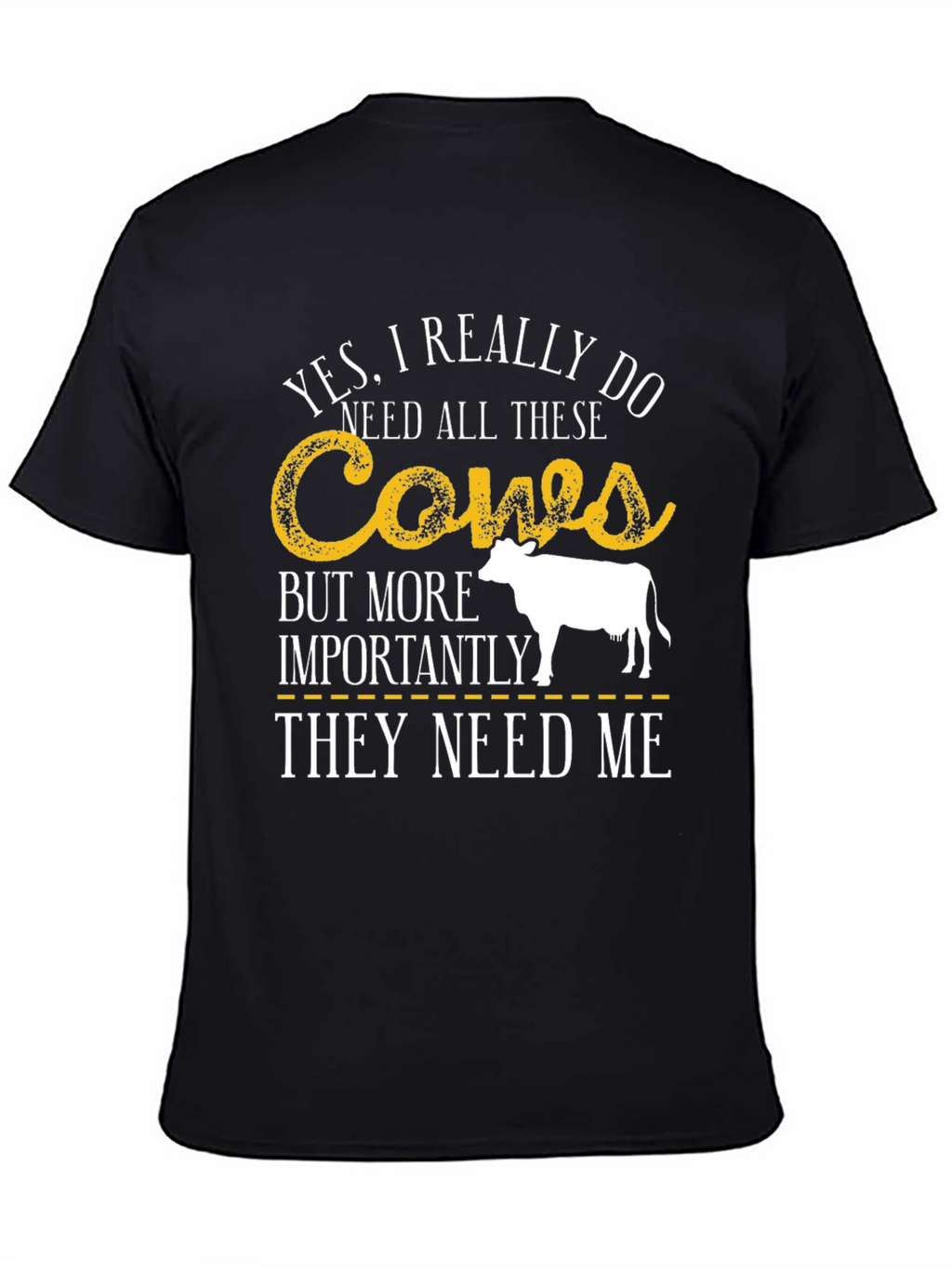 Cows Graphic T-Shirt Farm Animal Tee