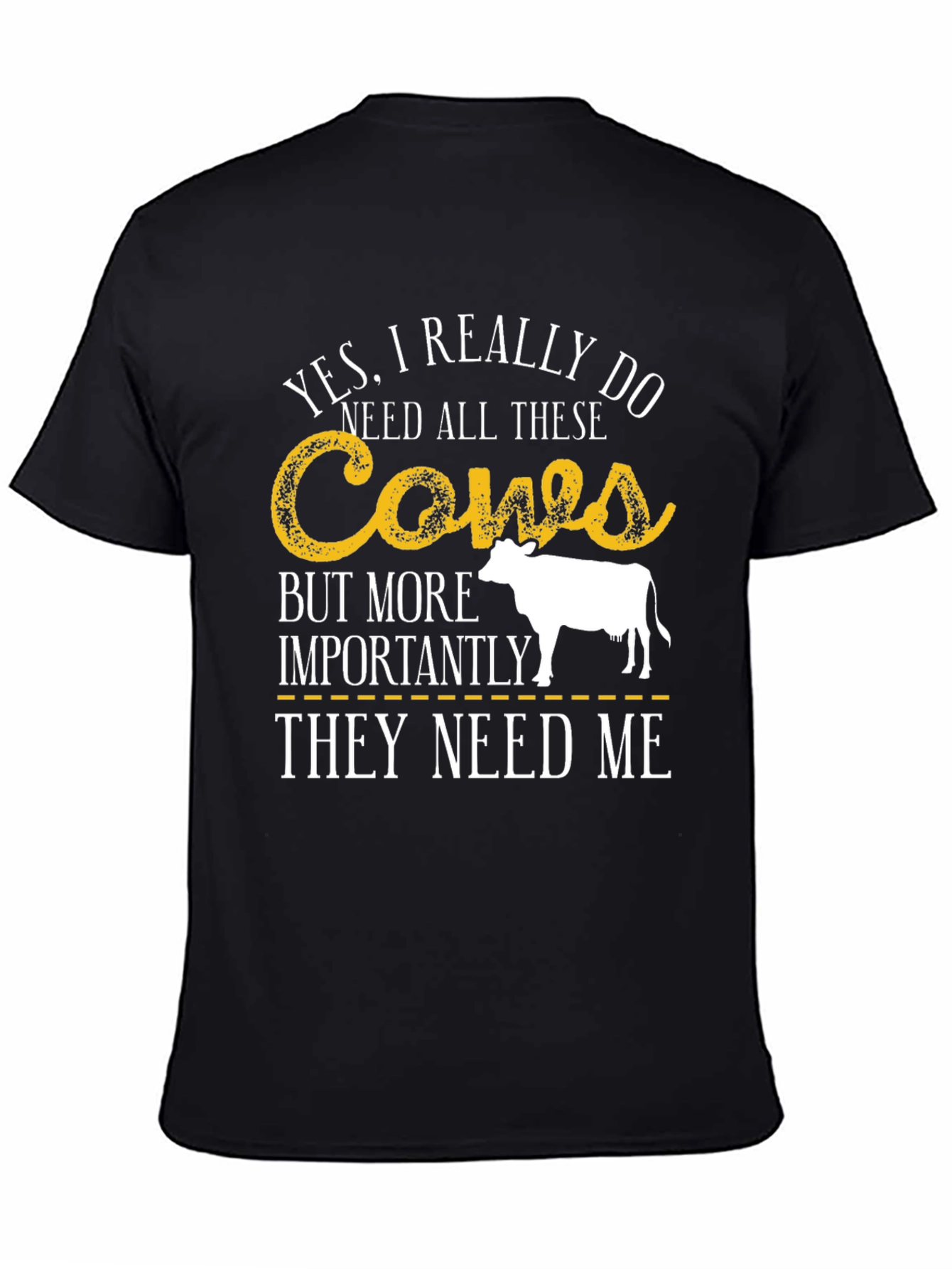 Cows Graphic T-Shirt Farm Animal Tee