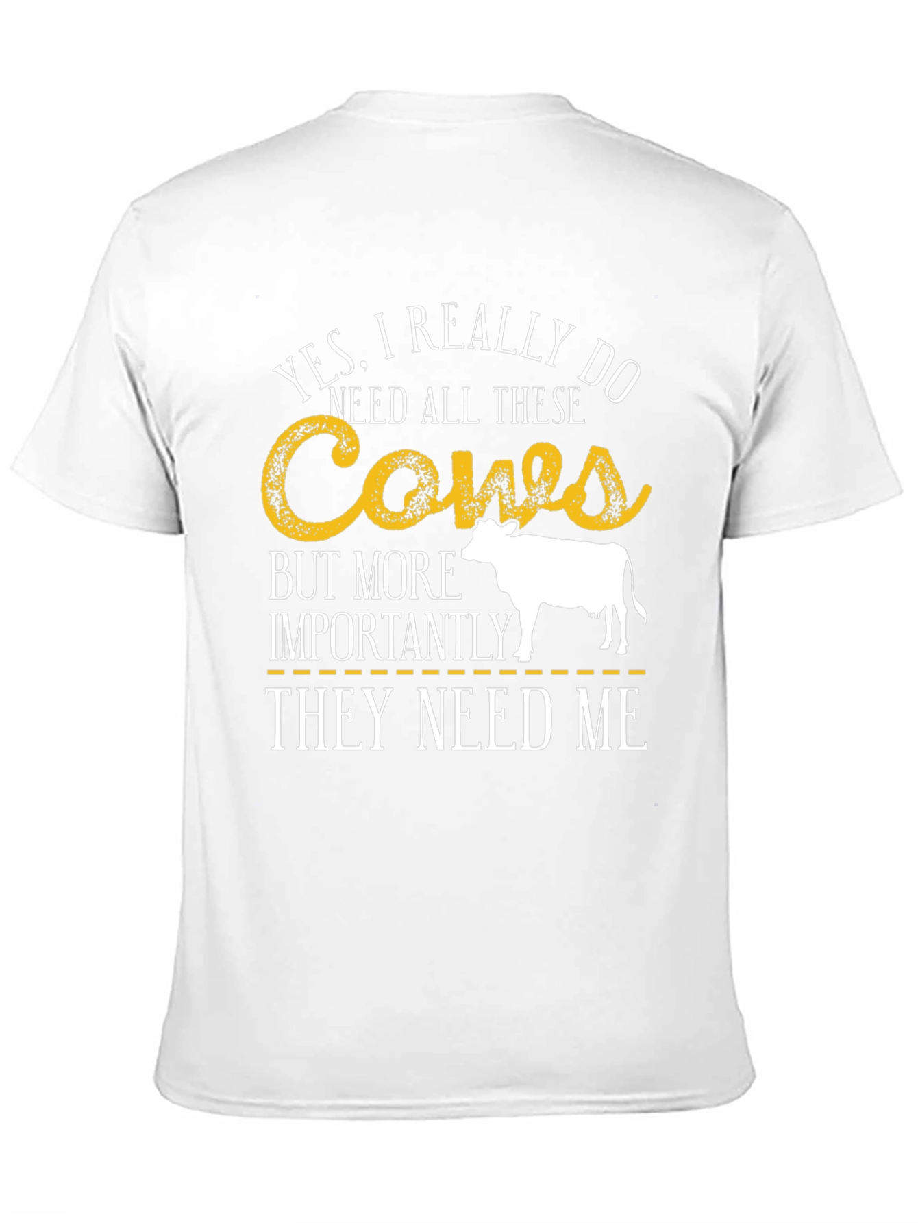 Cows Graphic T-Shirt Farm Animal Tee