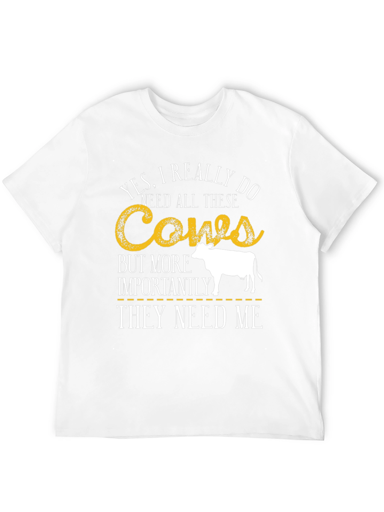 Cows Graphic T-Shirt Farm Animal Tee