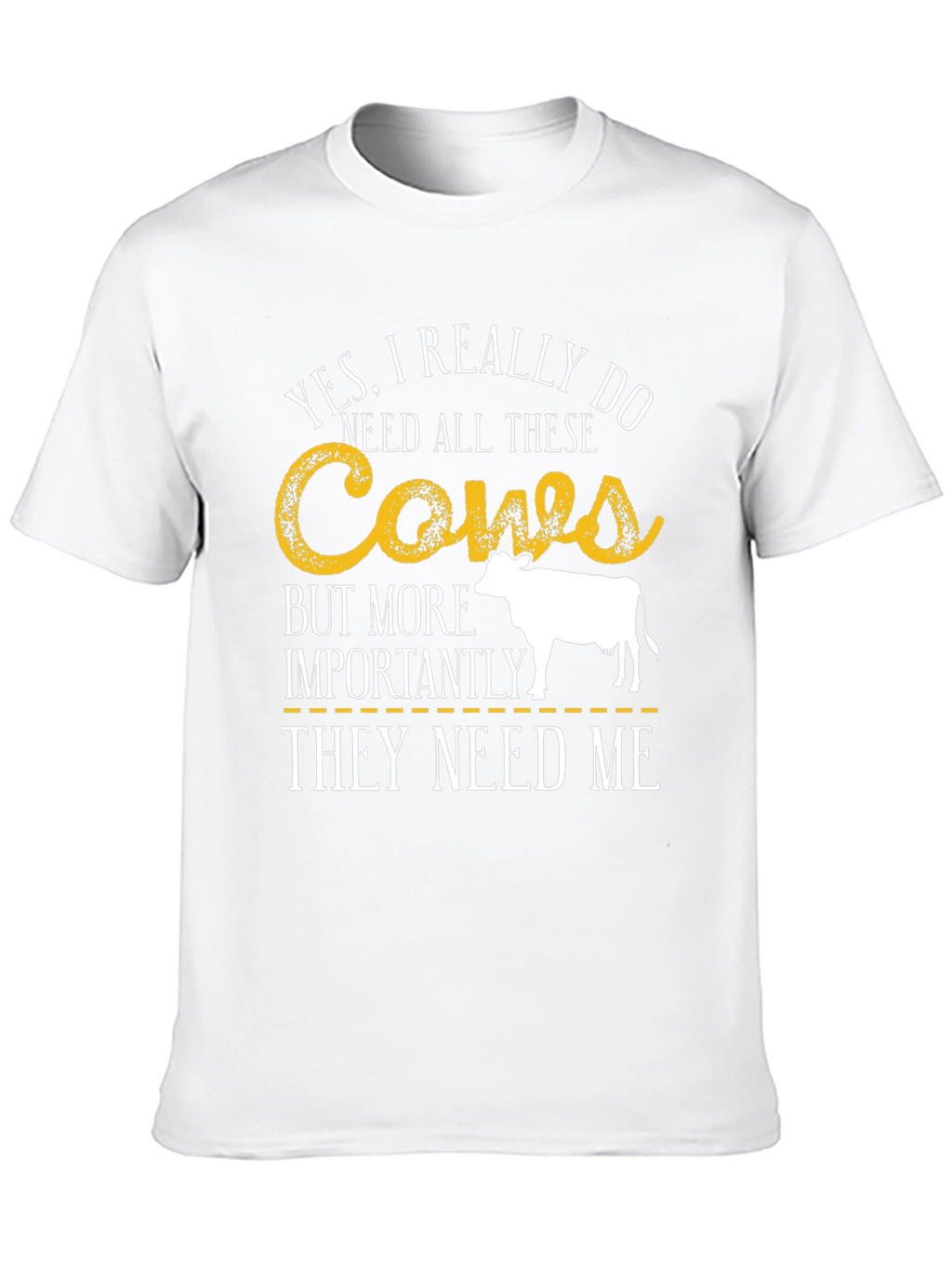 Cows Graphic T-Shirt Farm Animal Tee