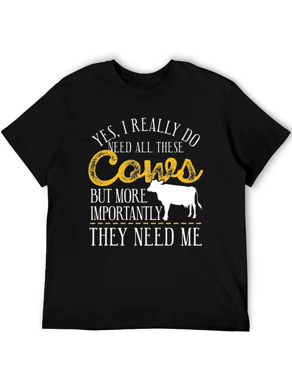 Cows Graphic T-Shirt Farm Animal Tee