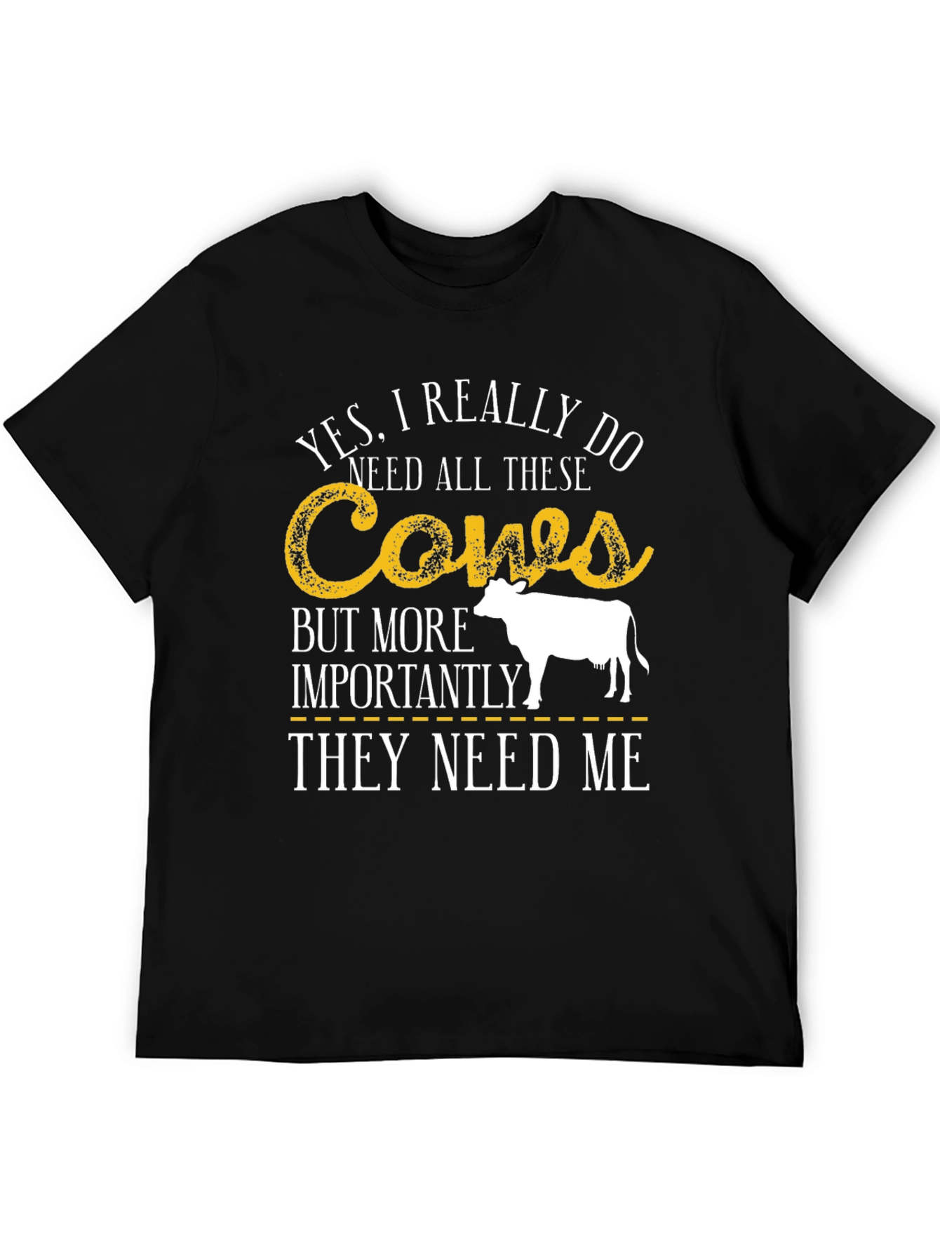 Cows Graphic T-Shirt Farm Animal Tee