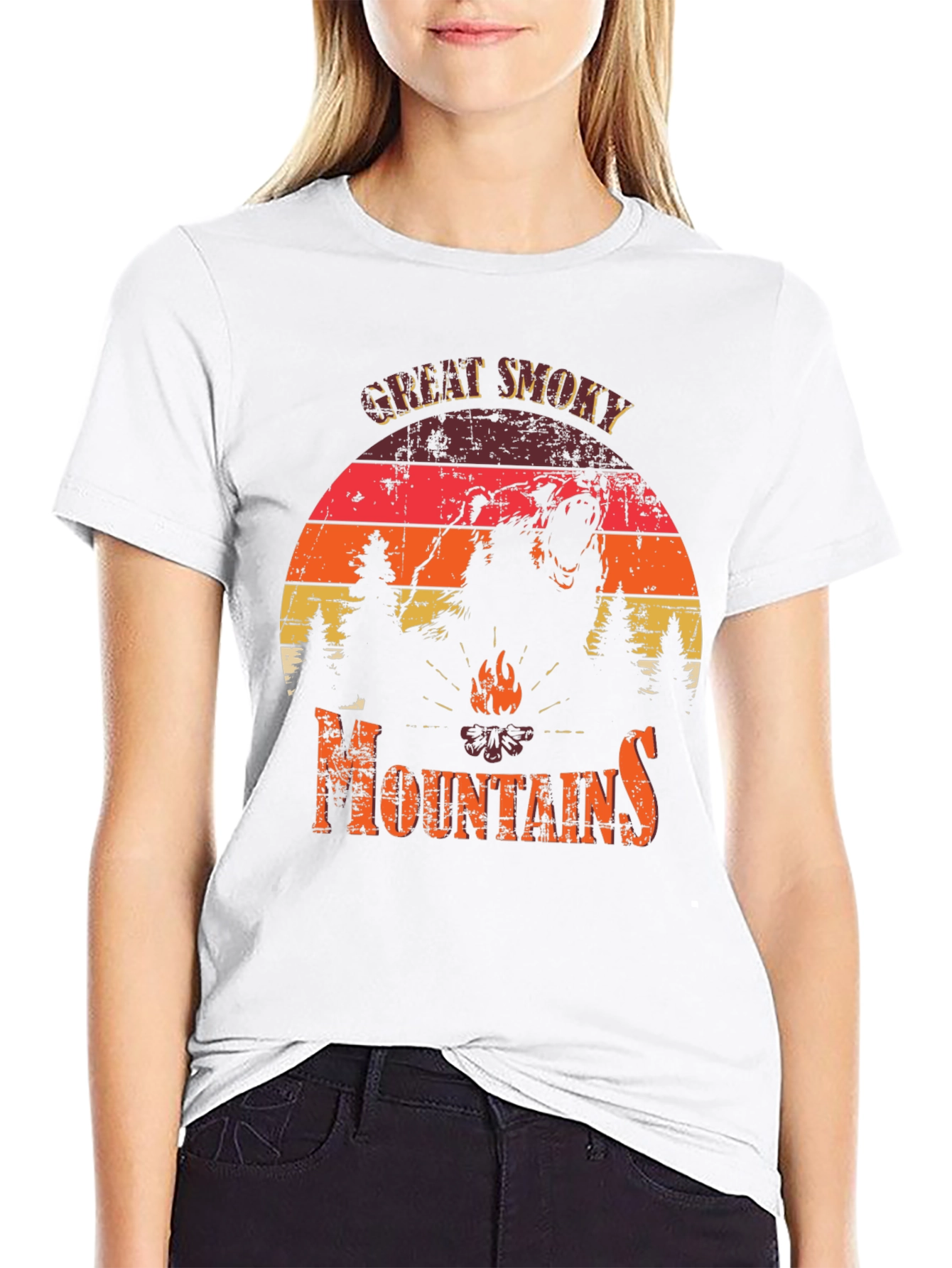 Great Smoky Mountains Bear Graphic Tee