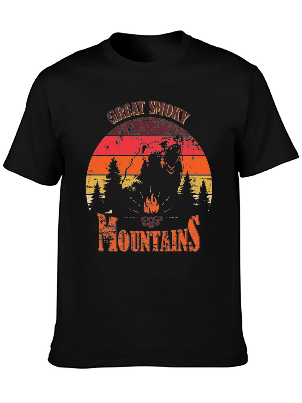 Great Smoky Mountains Bear Graphic Tee