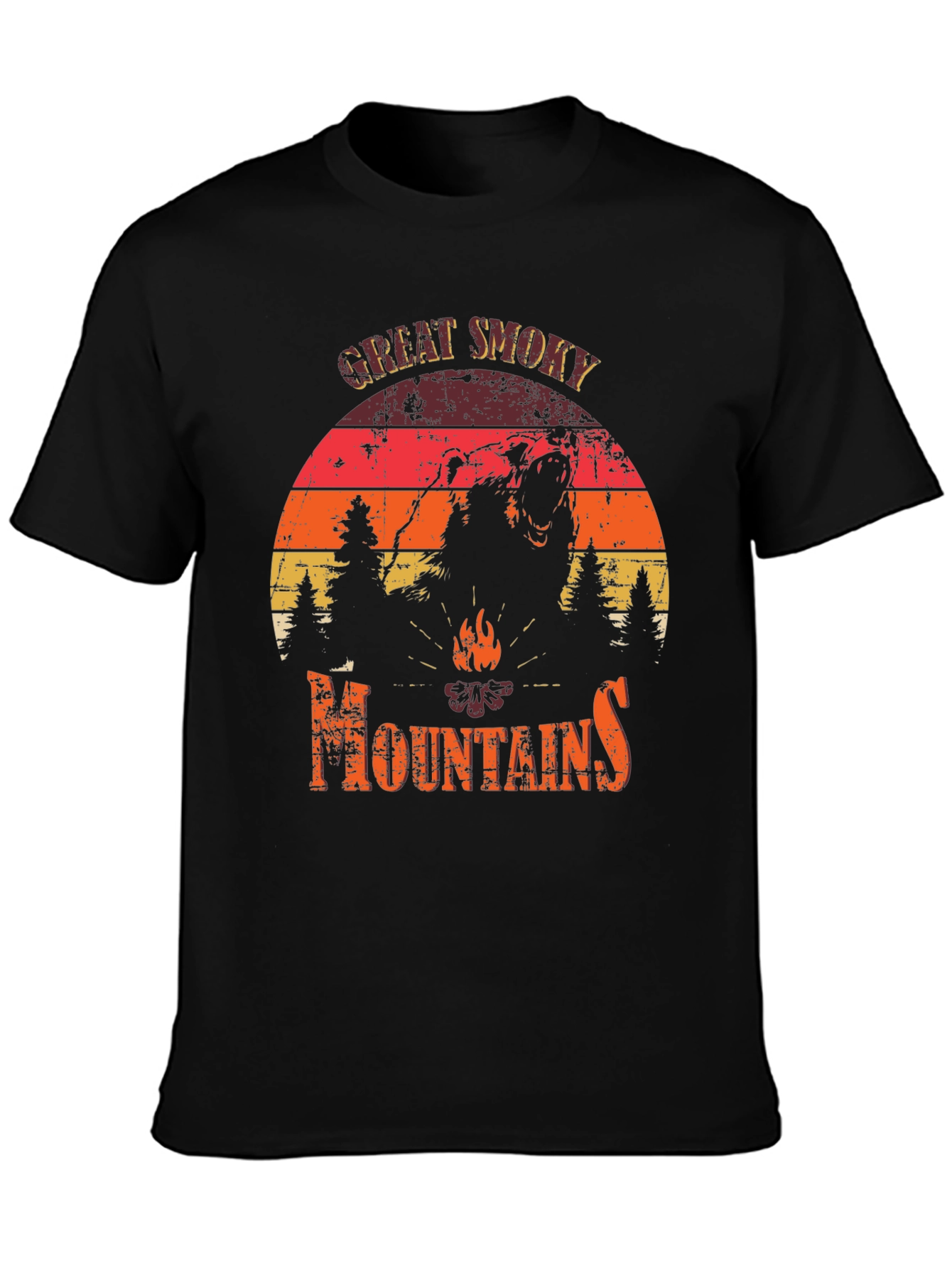 Great Smoky Mountains Bear Graphic Tee
