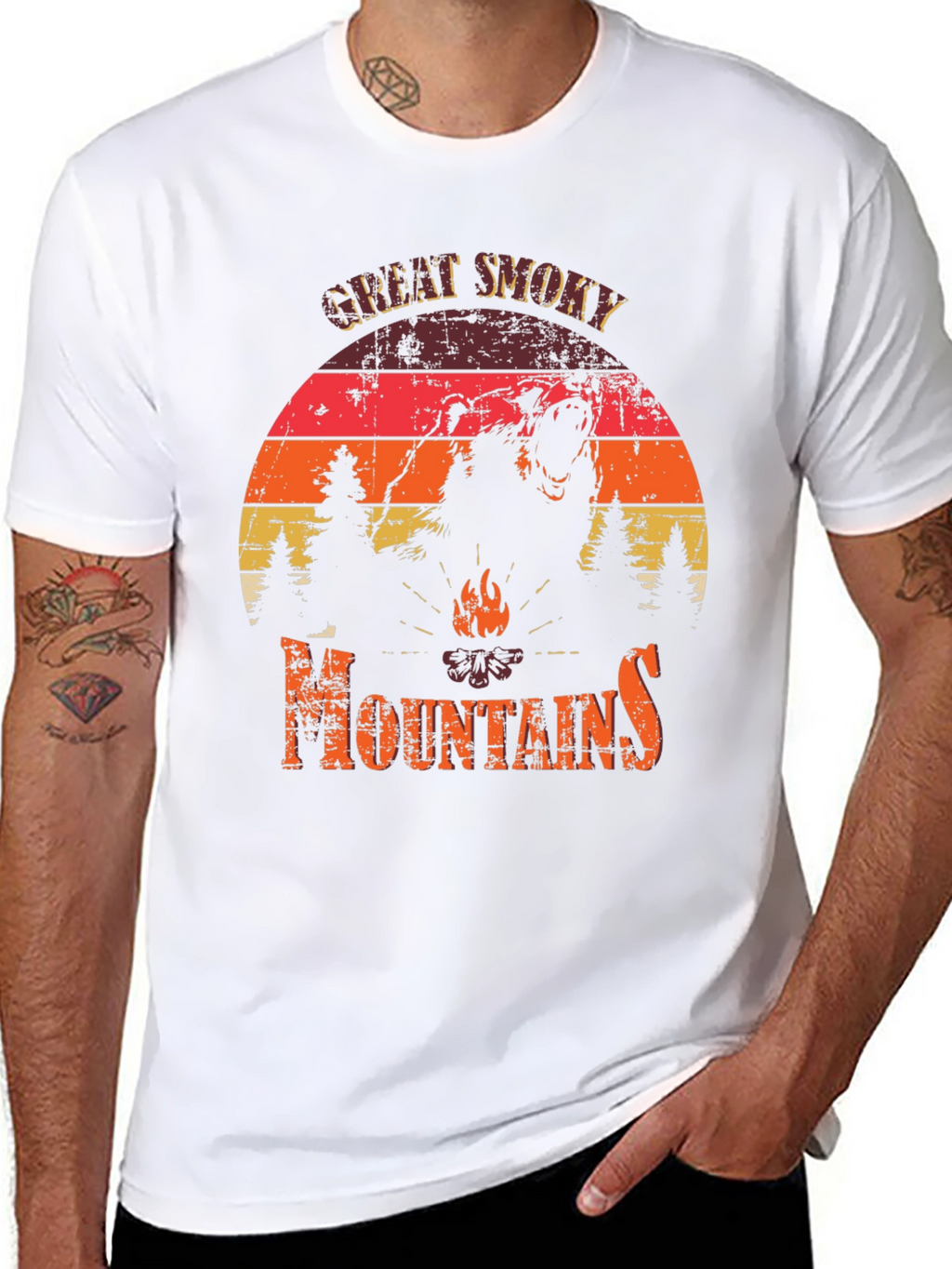 Great Smoky Mountains Bear Graphic Tee