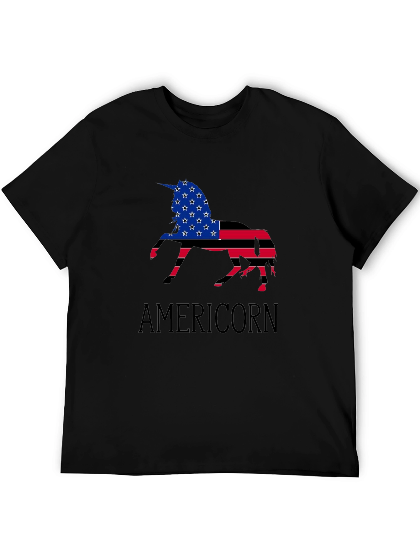 Americorn USA Flag Graphic Tee