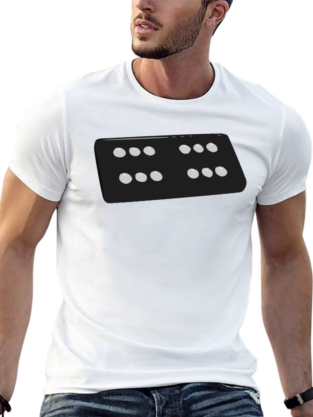 Dice Graphic T-Shirt - Black