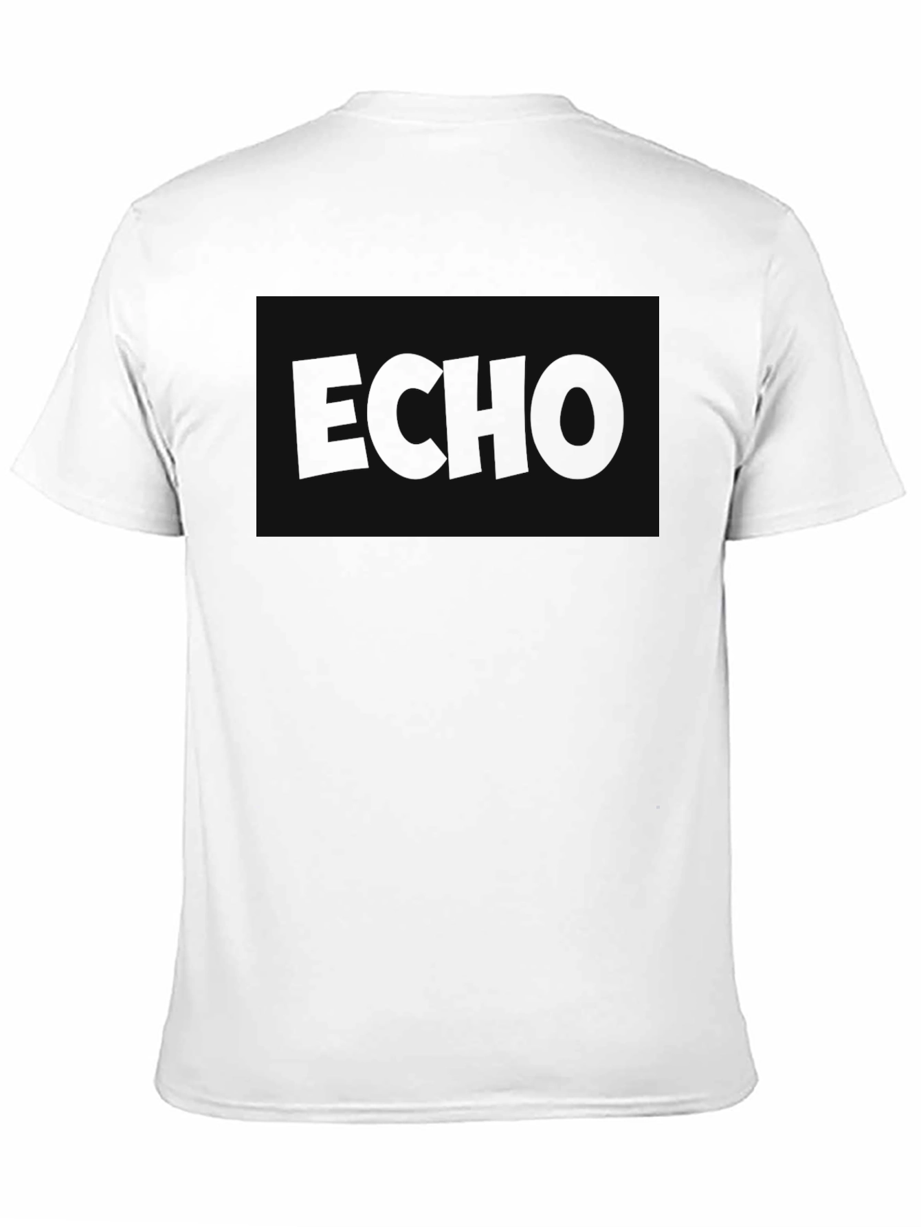 Mens Black Echo Graphic T-Shirt