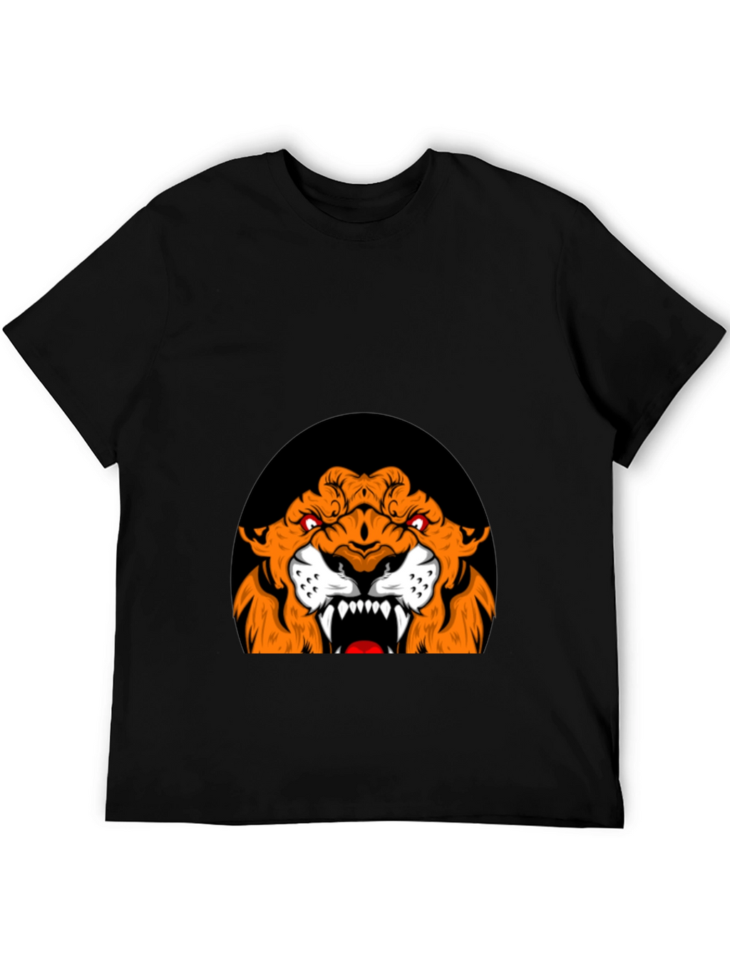 Roaring Tiger Graphic Tee - Black