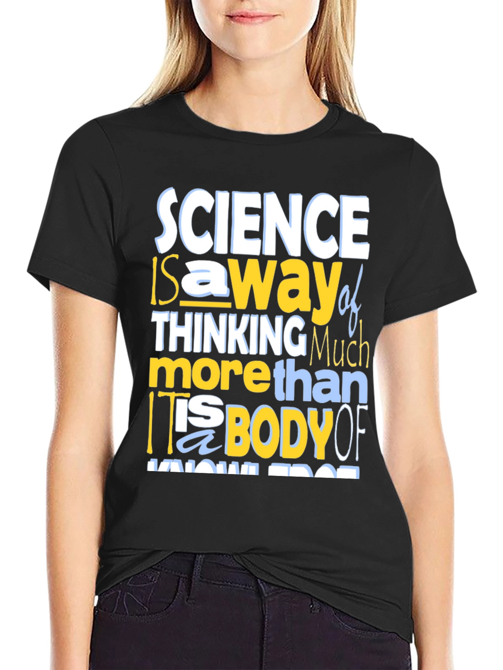 Science Thinking T-Shirt - Mens Crew Neck Tee