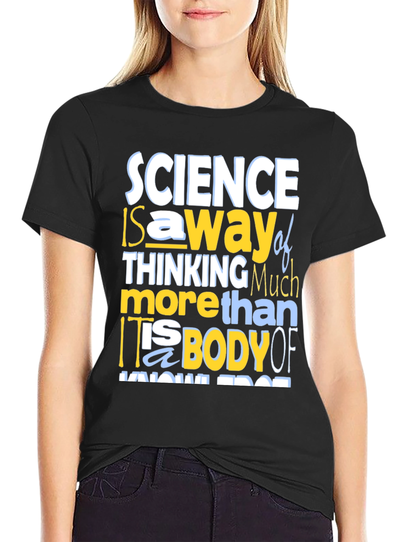 Science Thinking T-Shirt - Mens Crew Neck Tee