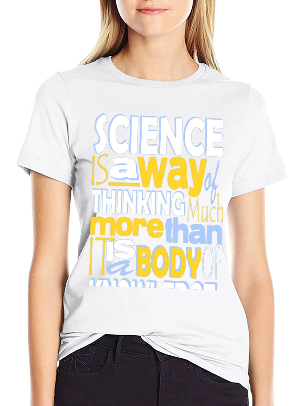 Science Thinking T-Shirt - Mens Crew Neck Tee