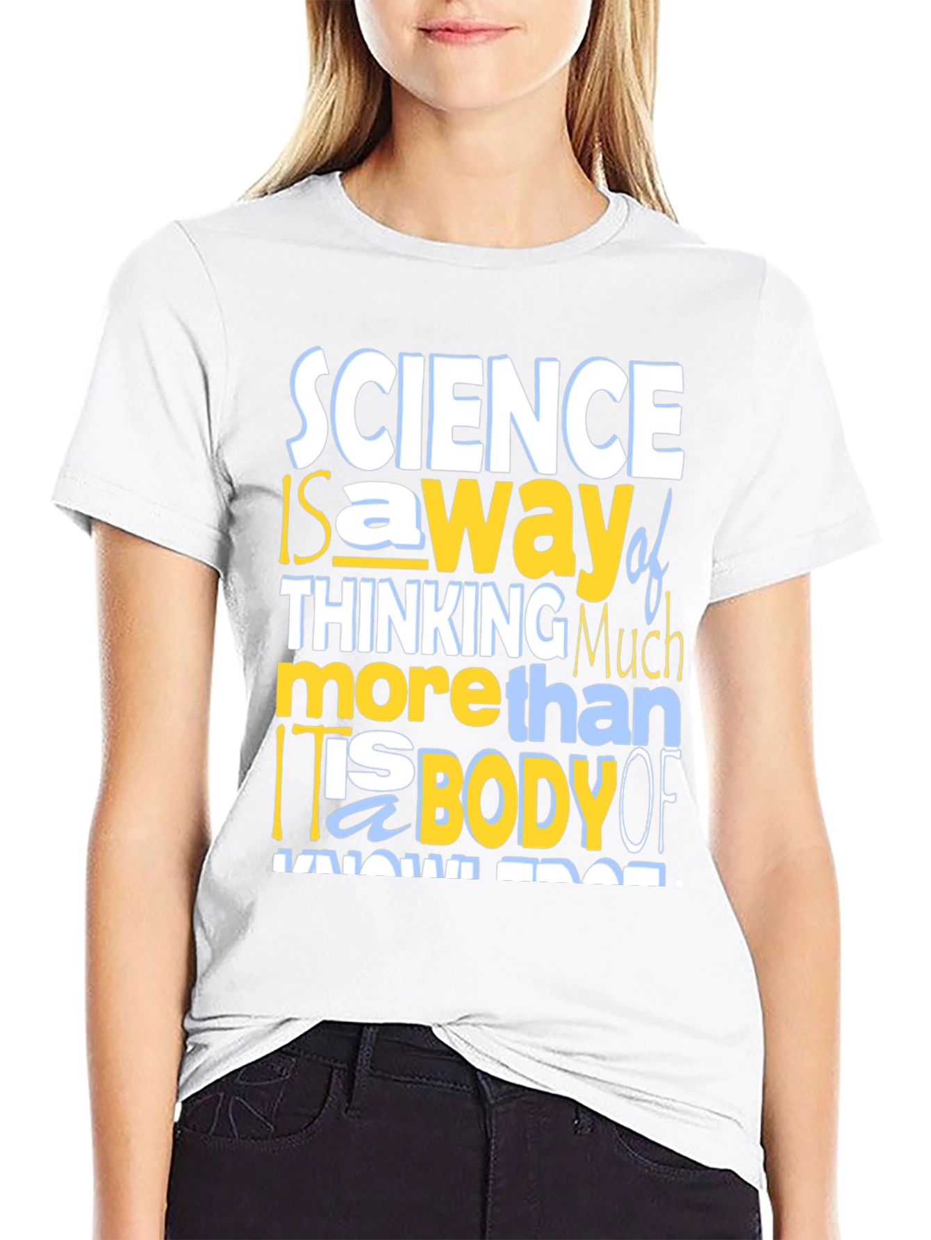 Science Thinking T-Shirt - Mens Crew Neck Tee