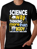 Science Thinking T-Shirt - Mens Crew Neck Tee