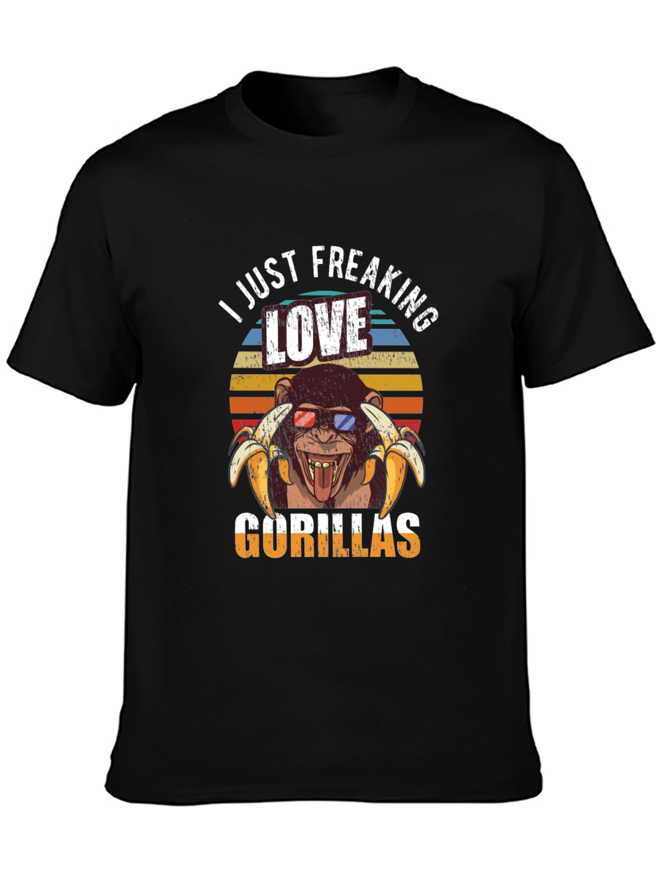I Just Freaking Love Gorillas Graphic T-Shirt