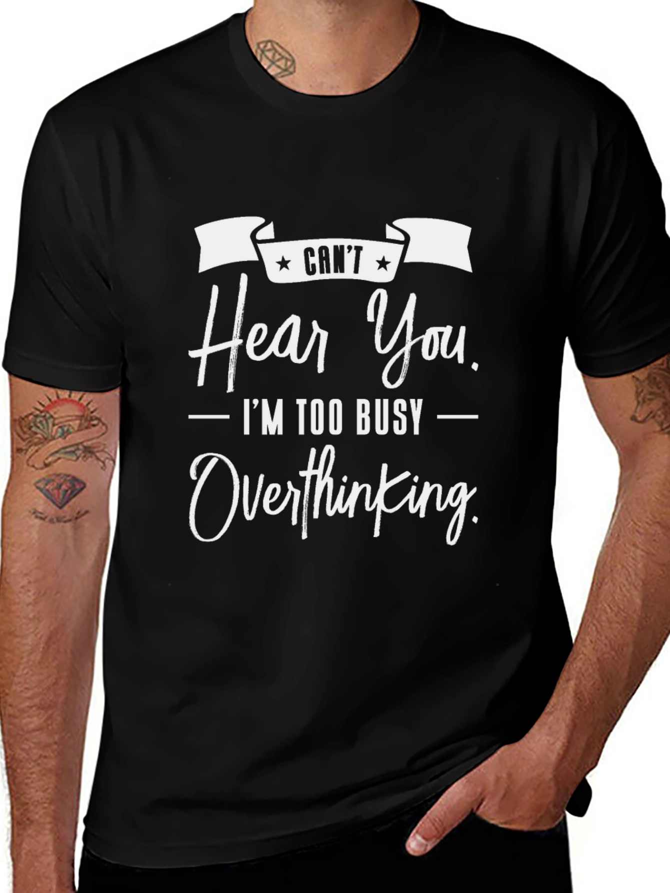 Cant Hear You Overthinking T-Shirt