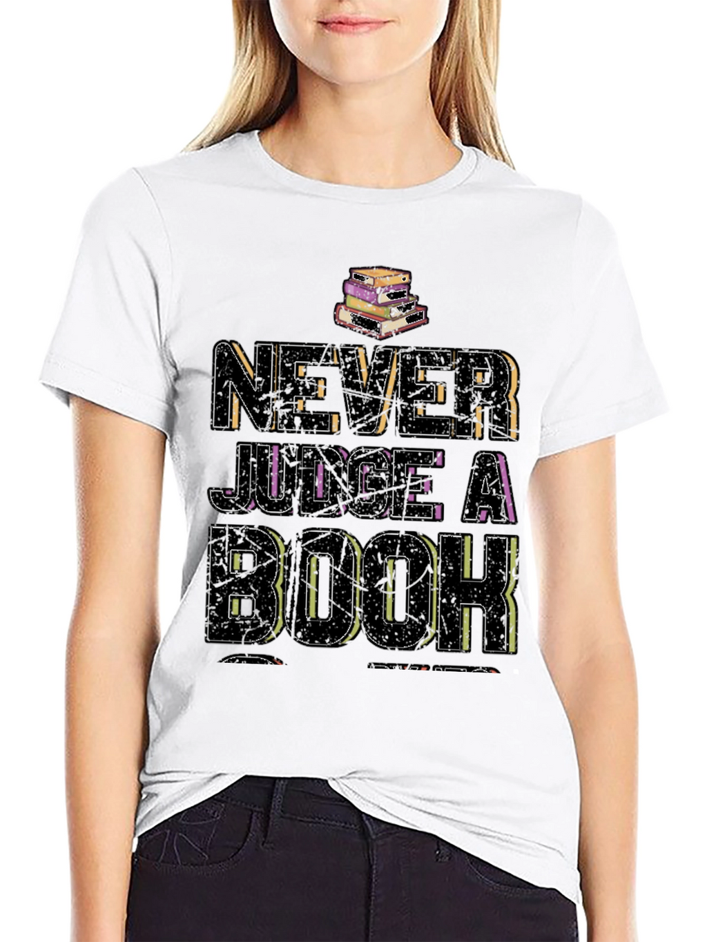 Never Judge a Book T-Shirt - Reading Tee