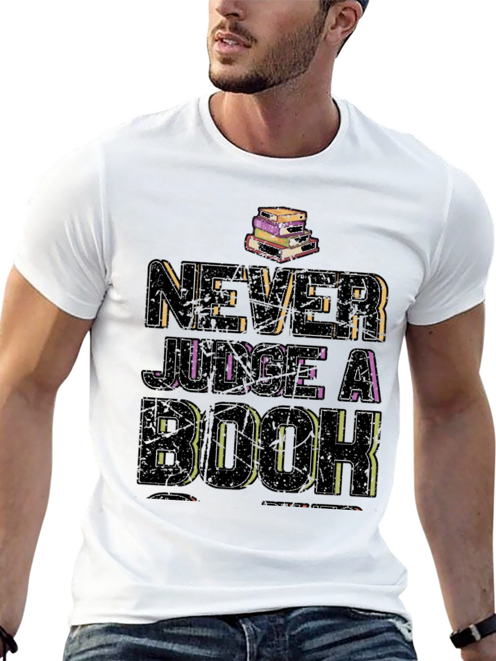 Never Judge a Book T-Shirt - Reading Tee