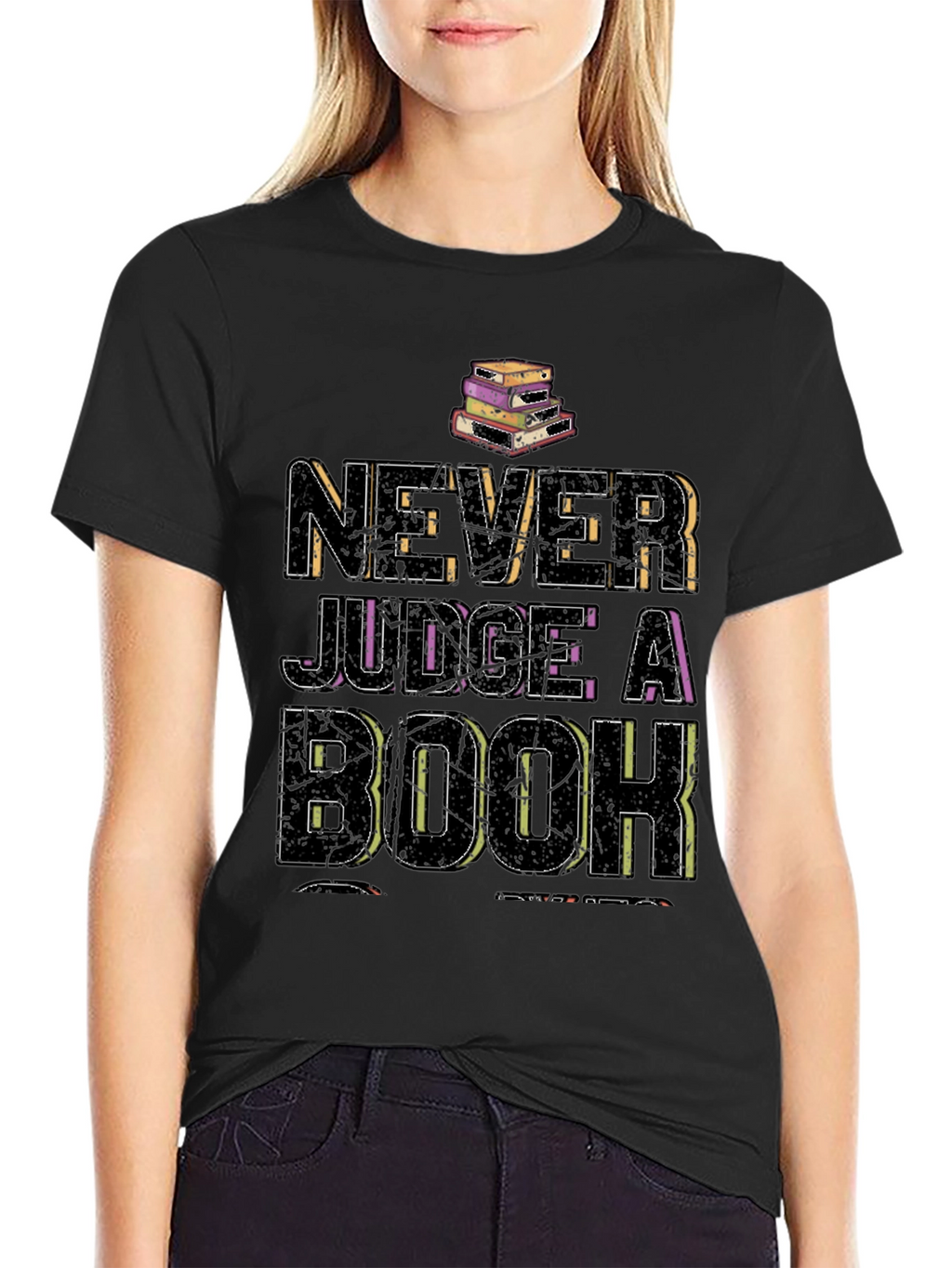 Never Judge a Book T-Shirt - Reading Tee
