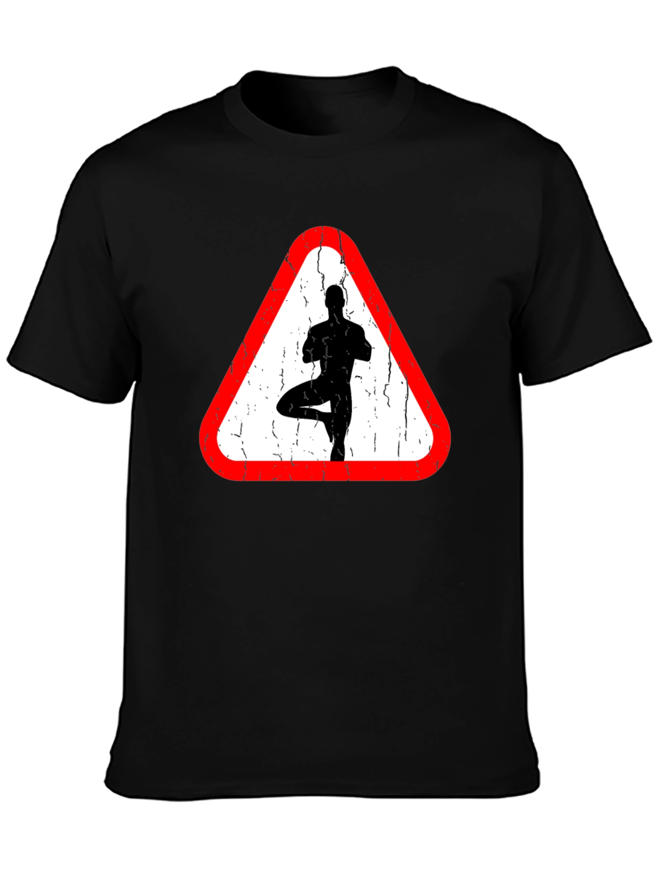 Yoga Warning Sign T-Shirt