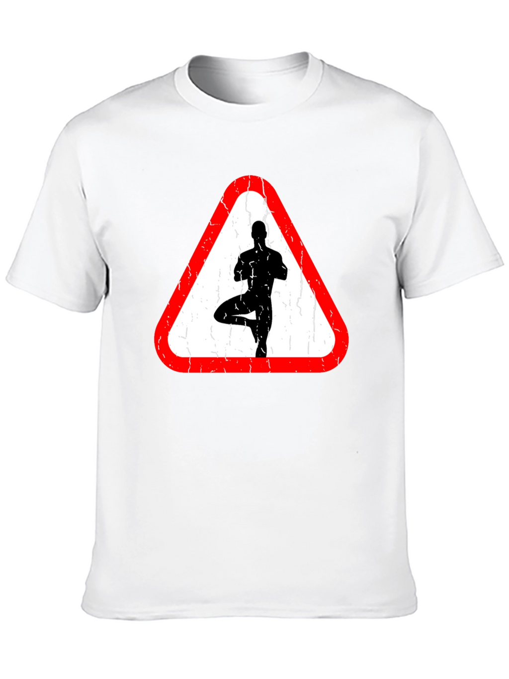 Yoga Warning Sign T-Shirt
