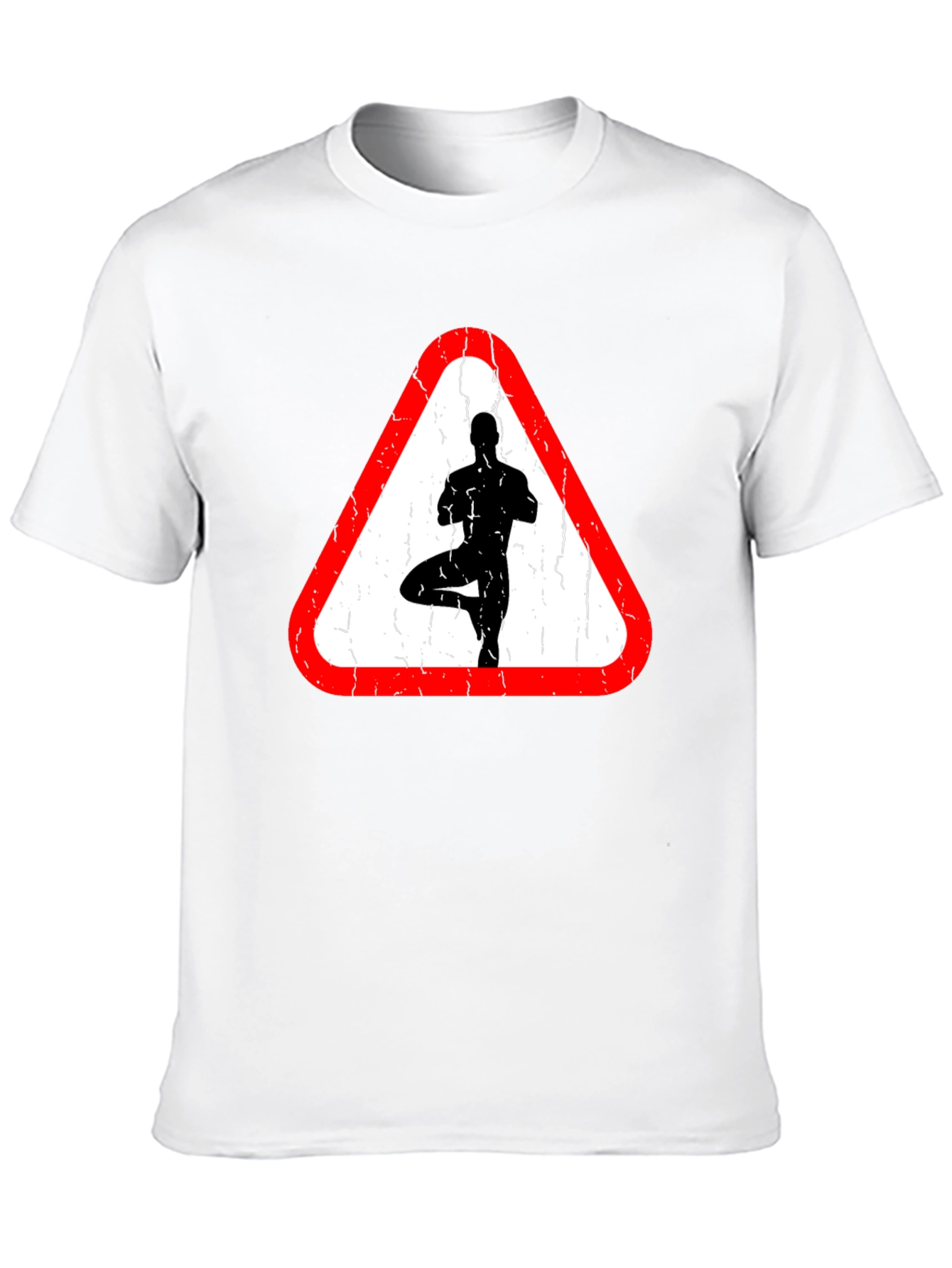 Yoga Warning Sign T-Shirt