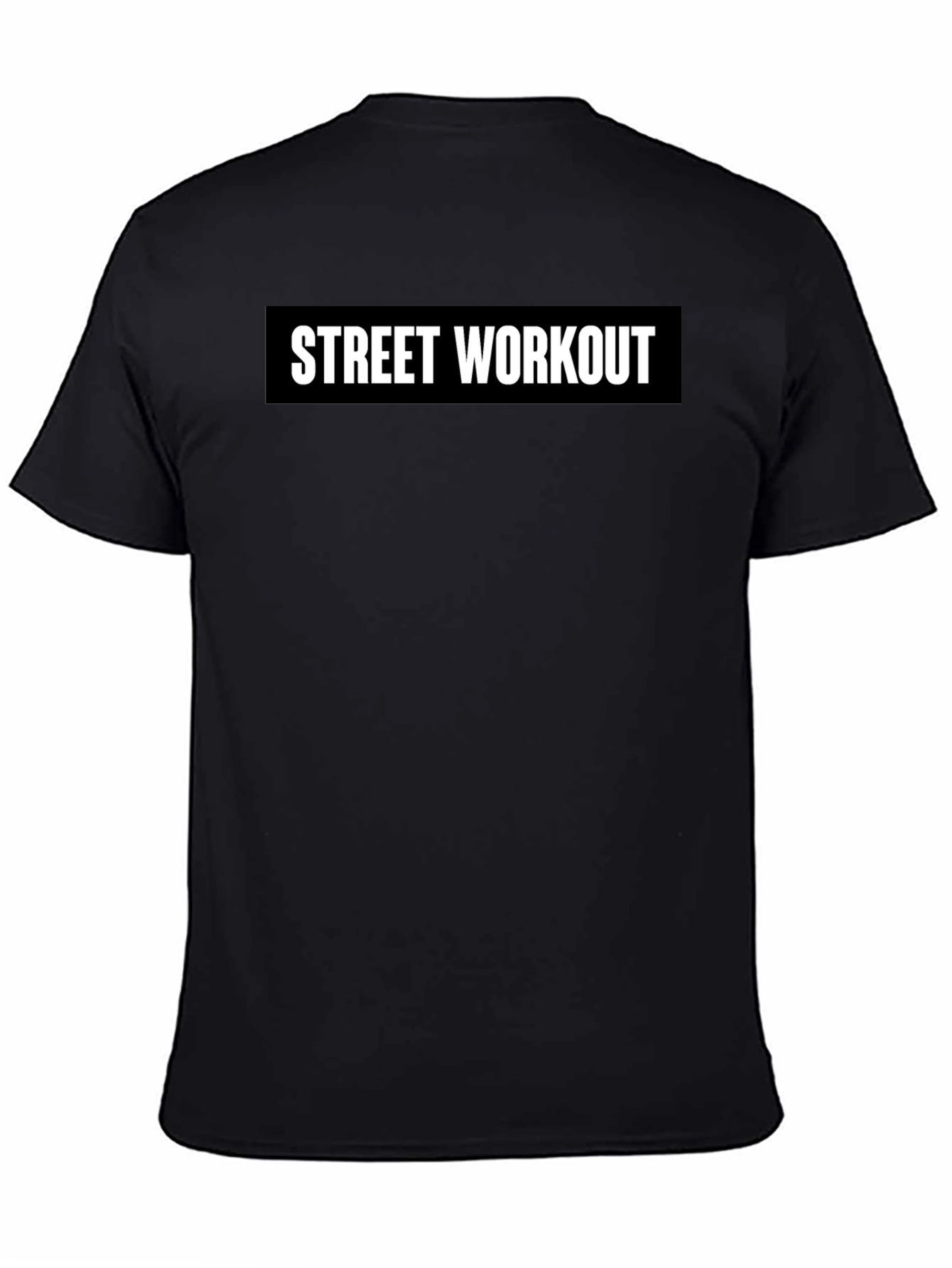 Street Workout Black T-Shirt - Urban Fitness Apparel