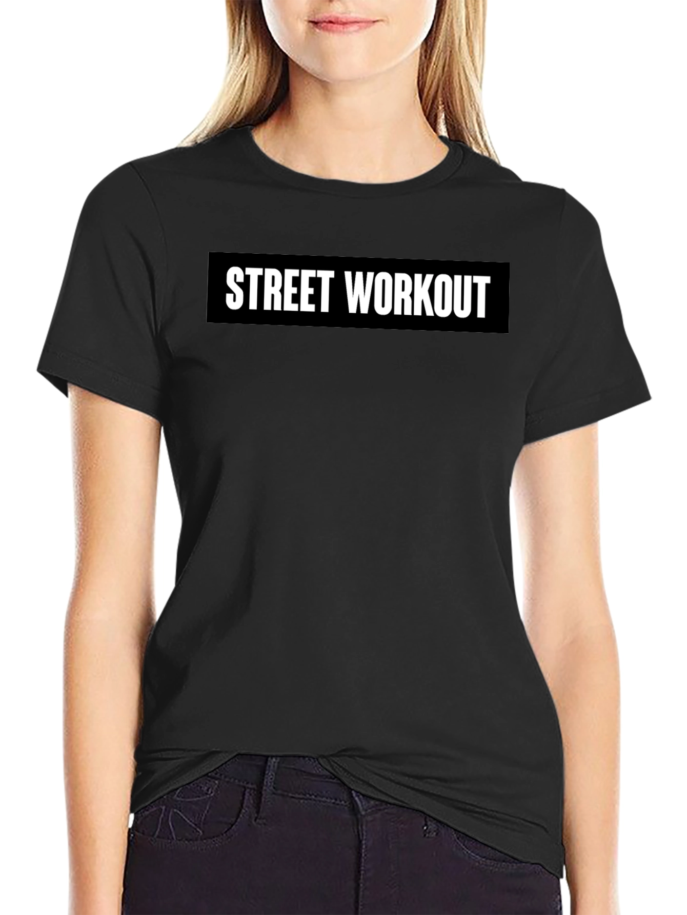 Street Workout Black T-Shirt - Urban Fitness Apparel