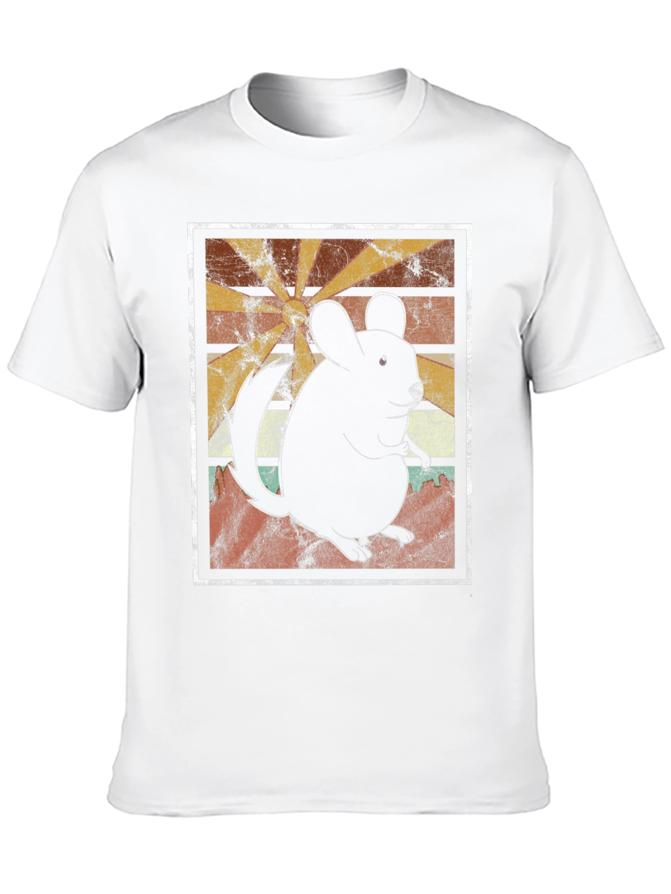 Retro Chinchilla T-Shirt - Unique Graphic Tee