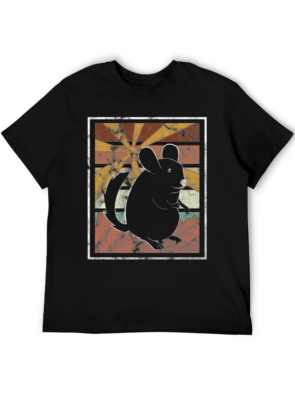 Retro Chinchilla T-Shirt - Unique Graphic Tee