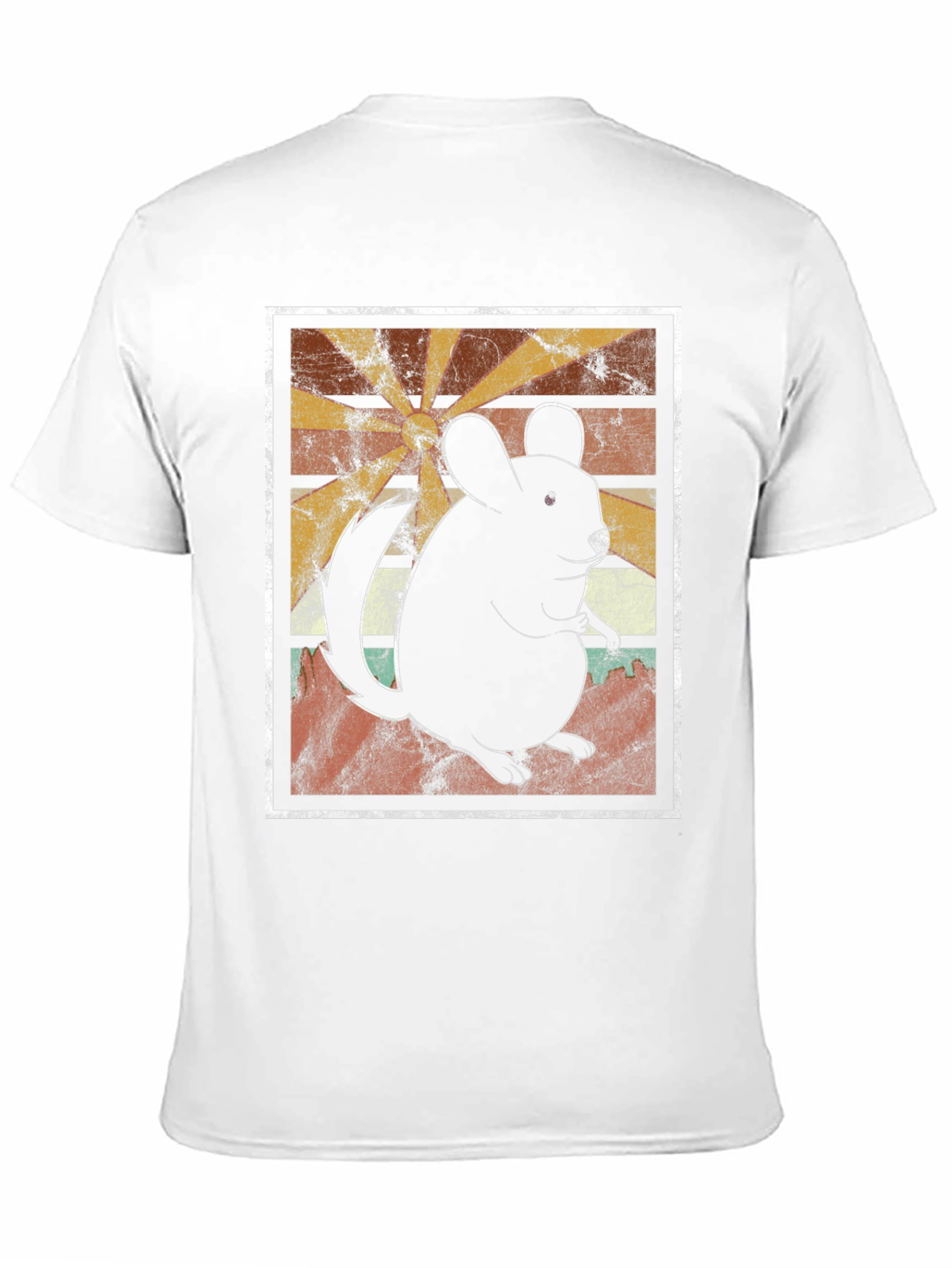 Retro Chinchilla T-Shirt - Unique Graphic Tee