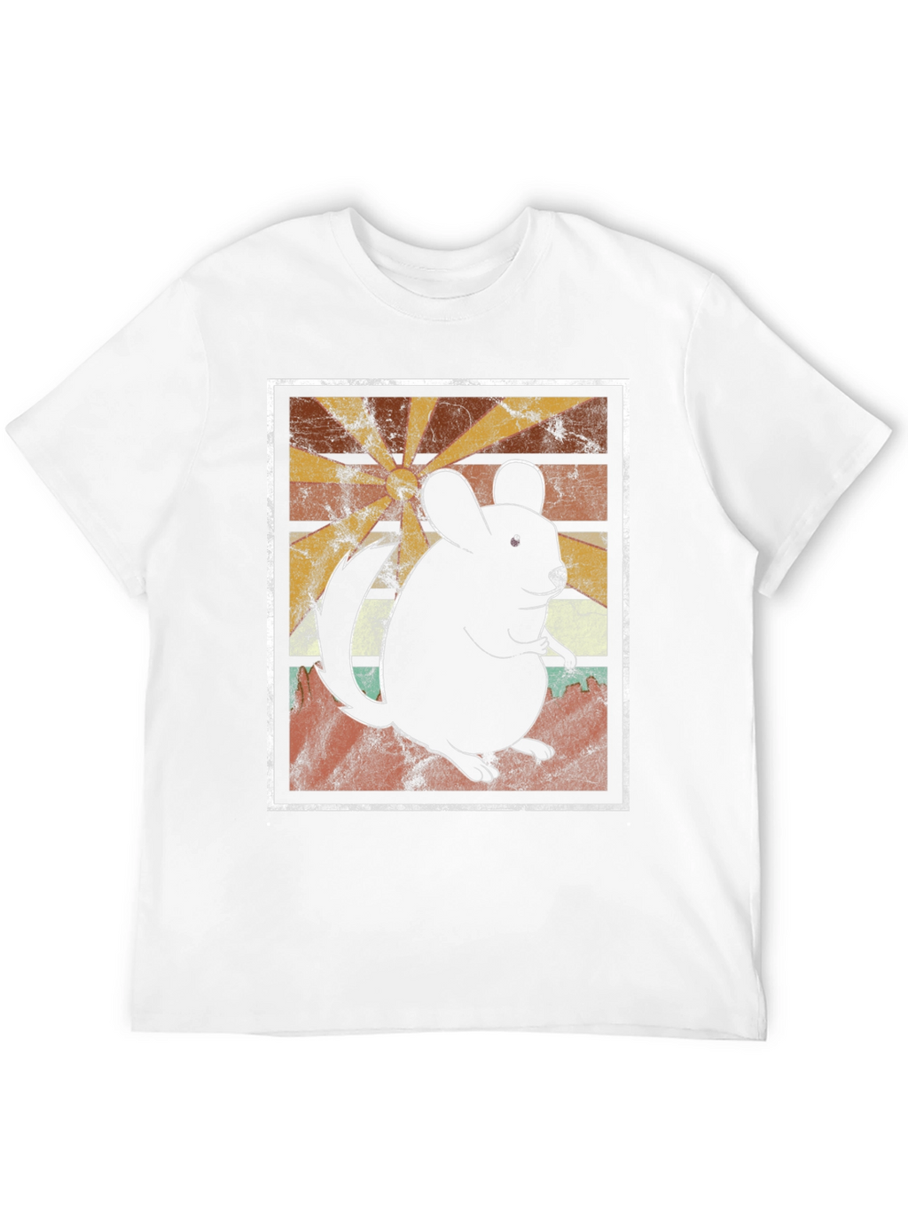 Retro Chinchilla T-Shirt - Unique Graphic Tee