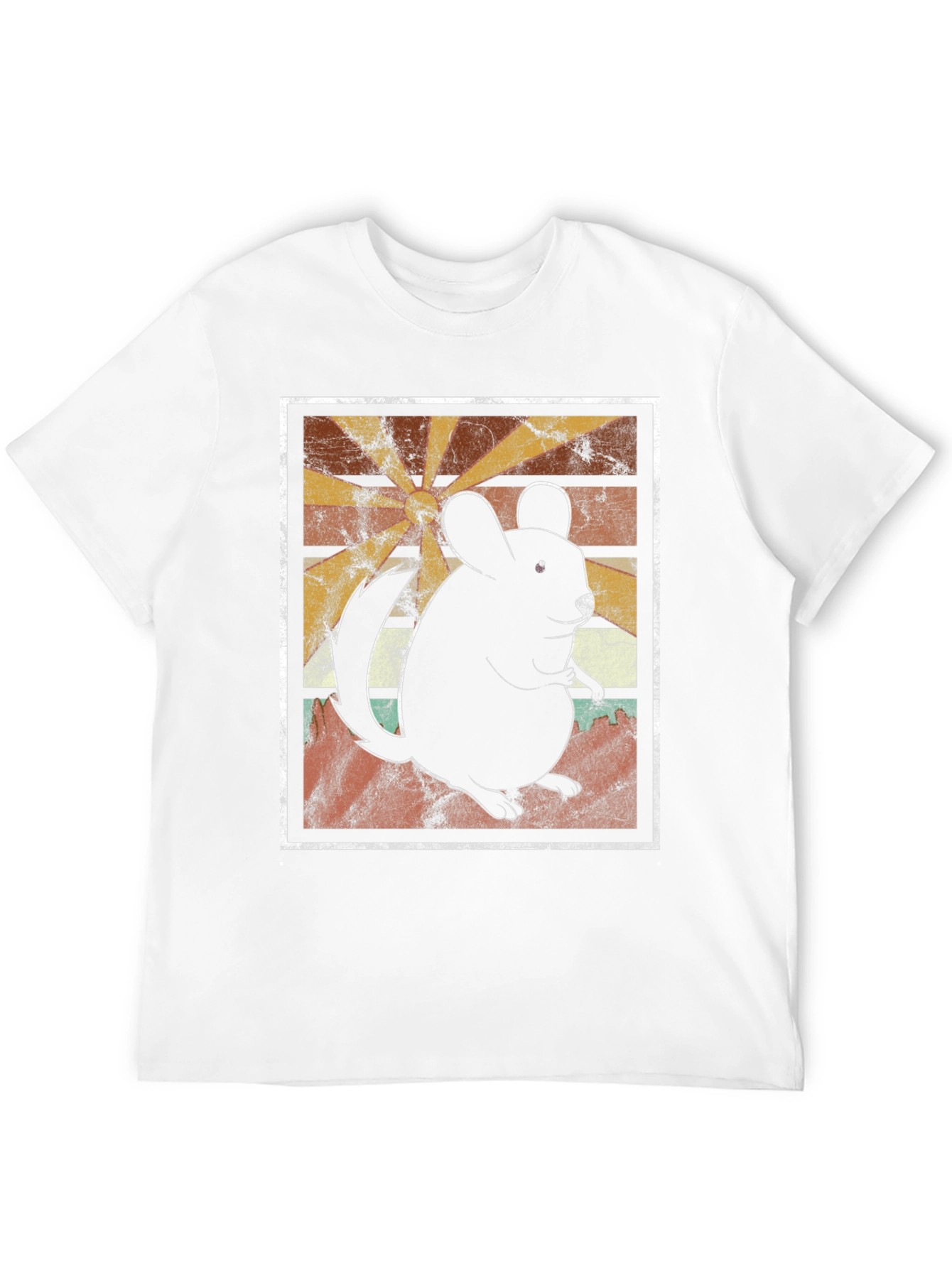 Retro Chinchilla T-Shirt - Unique Graphic Tee