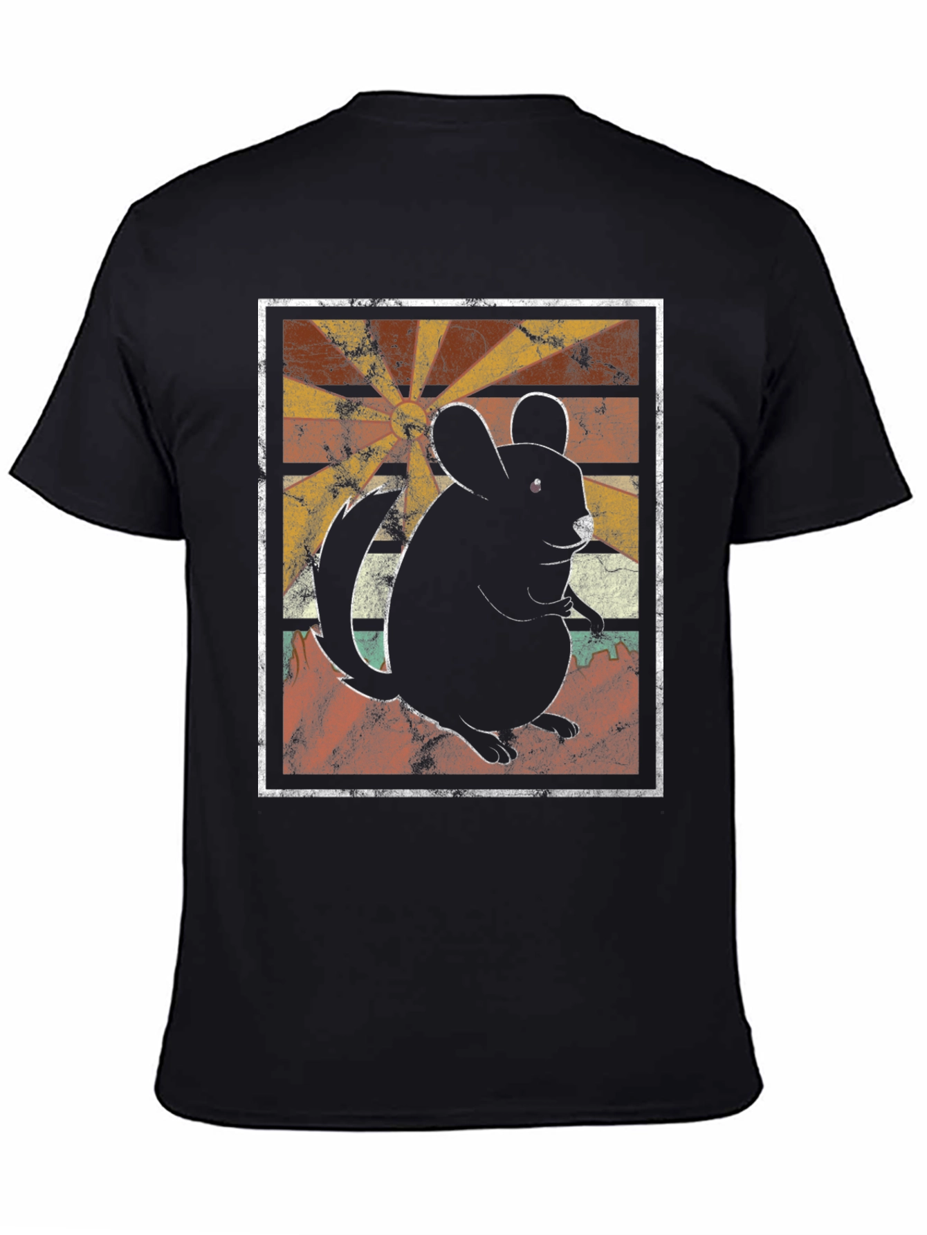Retro Chinchilla T-Shirt - Unique Graphic Tee